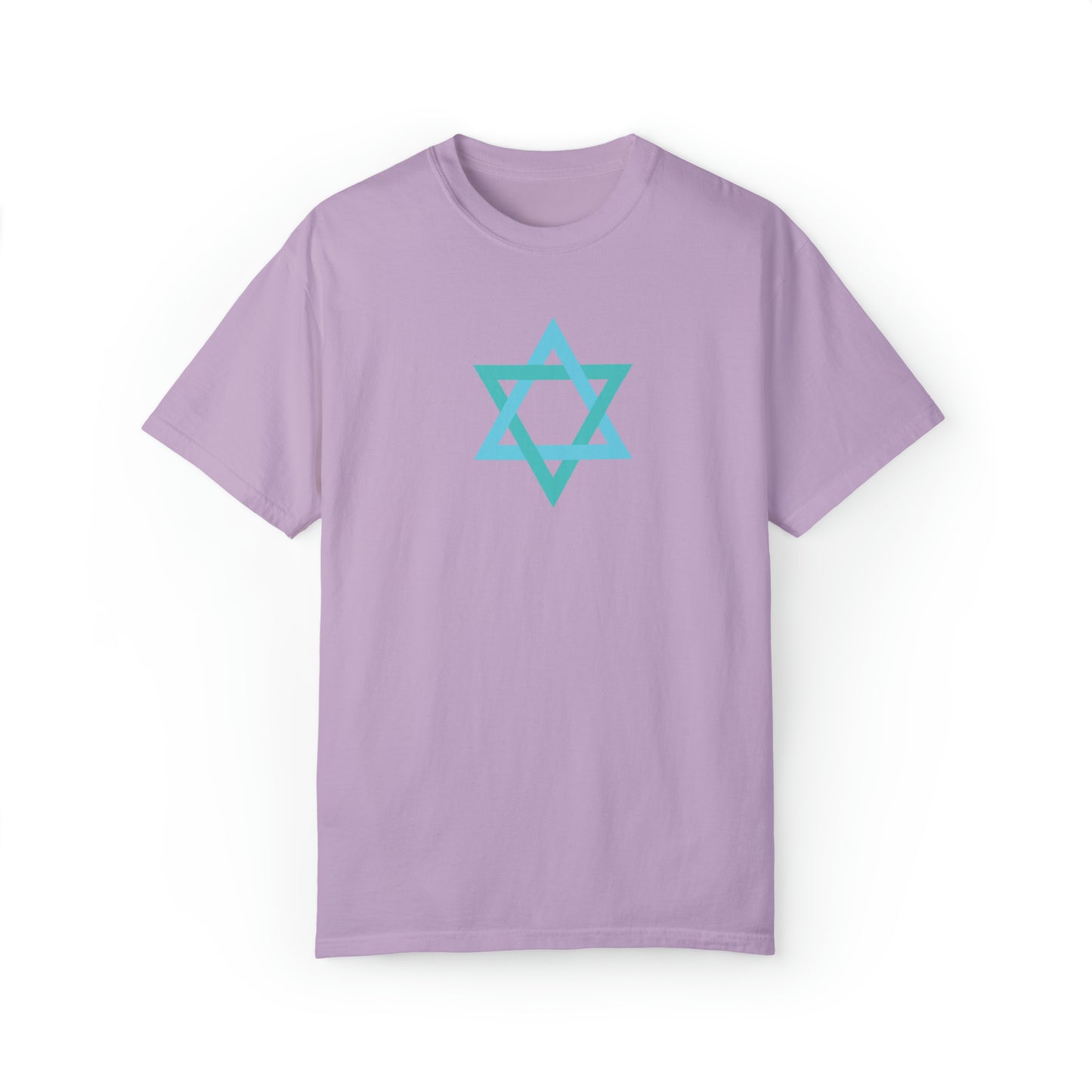 Jewish Star Unisex Garment-Dyed T-shirt