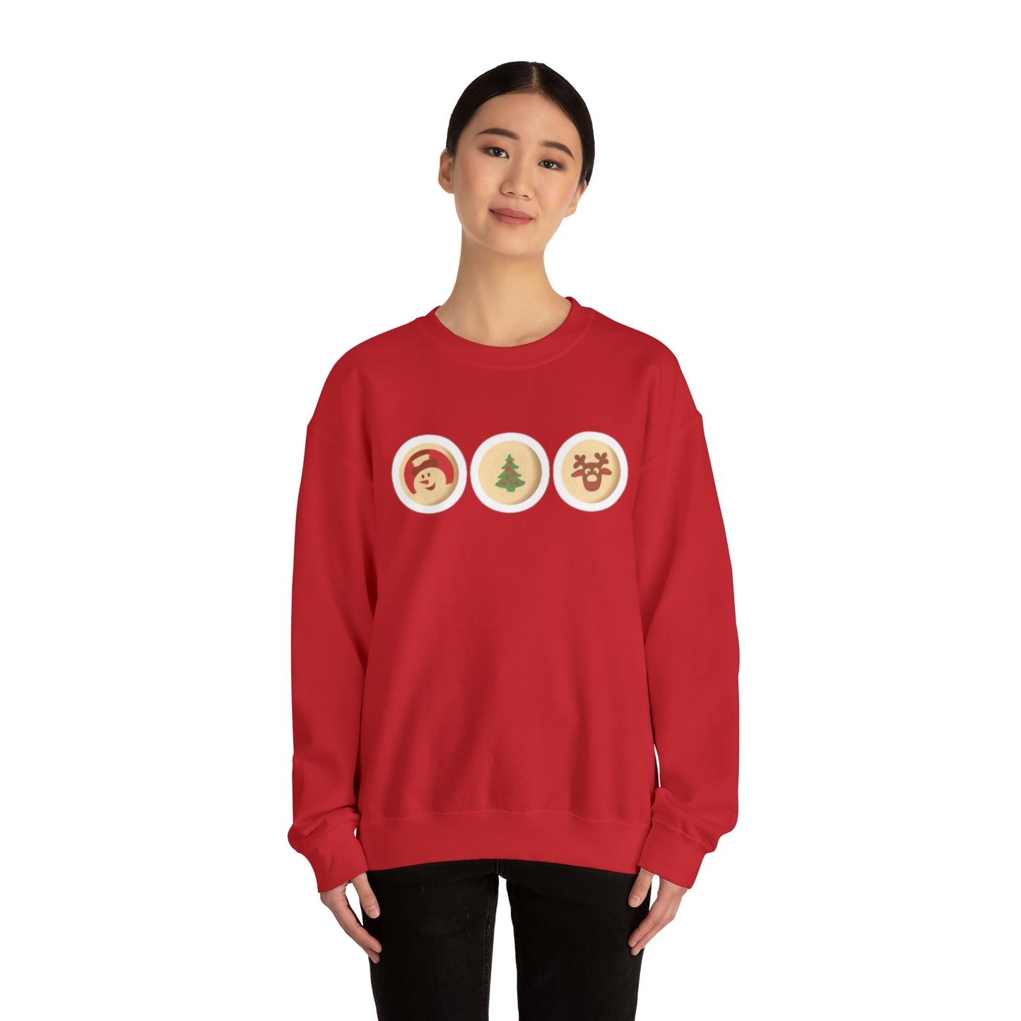 Christmas Sugar Cookie Unisex Heavy Blend Crewneck Sweatshirt