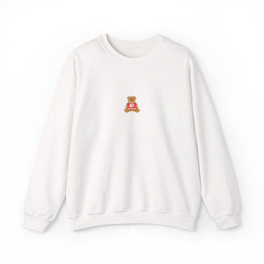 Embroidered Game Day Bear Crewneck Sweatshirt - Comfortable Gift for Friends, Cute Apparel for Winter, Perfect for Casual Outings, Cozy [...]