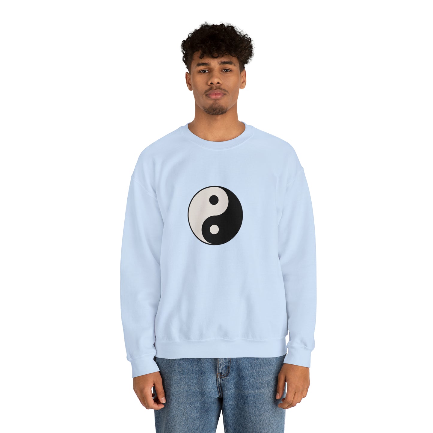 Ying Yang Unisex Heavy Blend Crewneck Sweatshirt