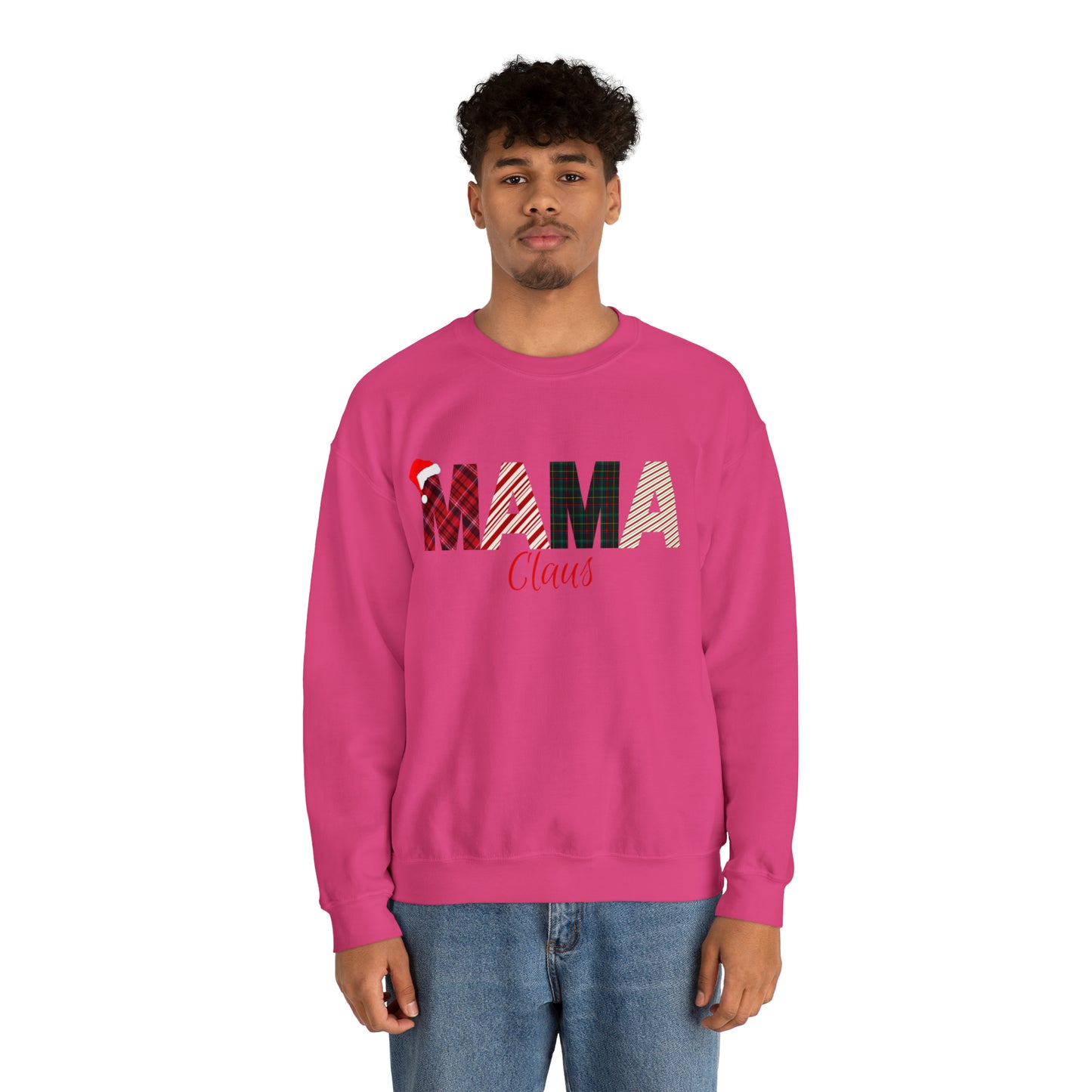 Mama Claus Unisex Heavy Blend Crewneck Sweatshirt