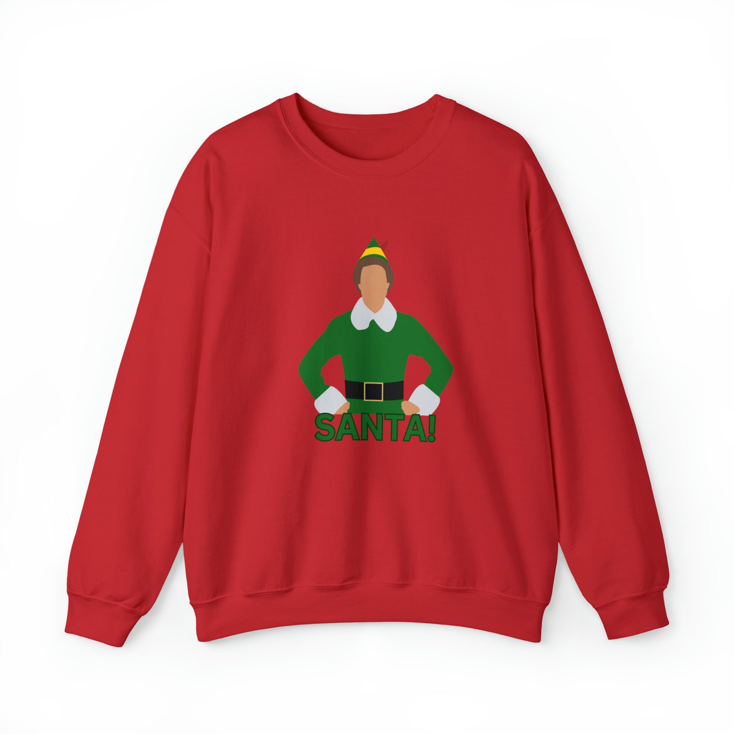 Santa Buddy Elf Unisex Heavy Blend Crewneck Sweatshirt