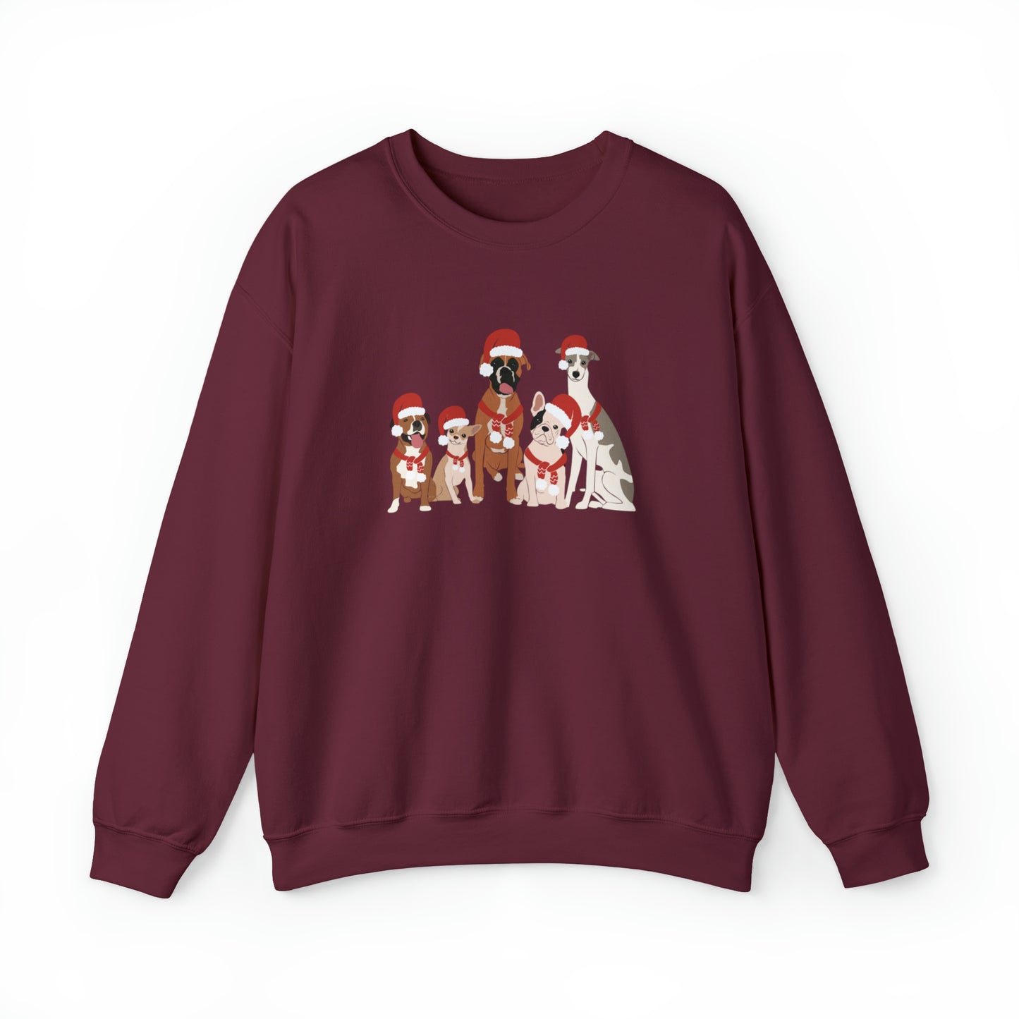 Santa Doggies Unisex Crewneck Sweatshirt