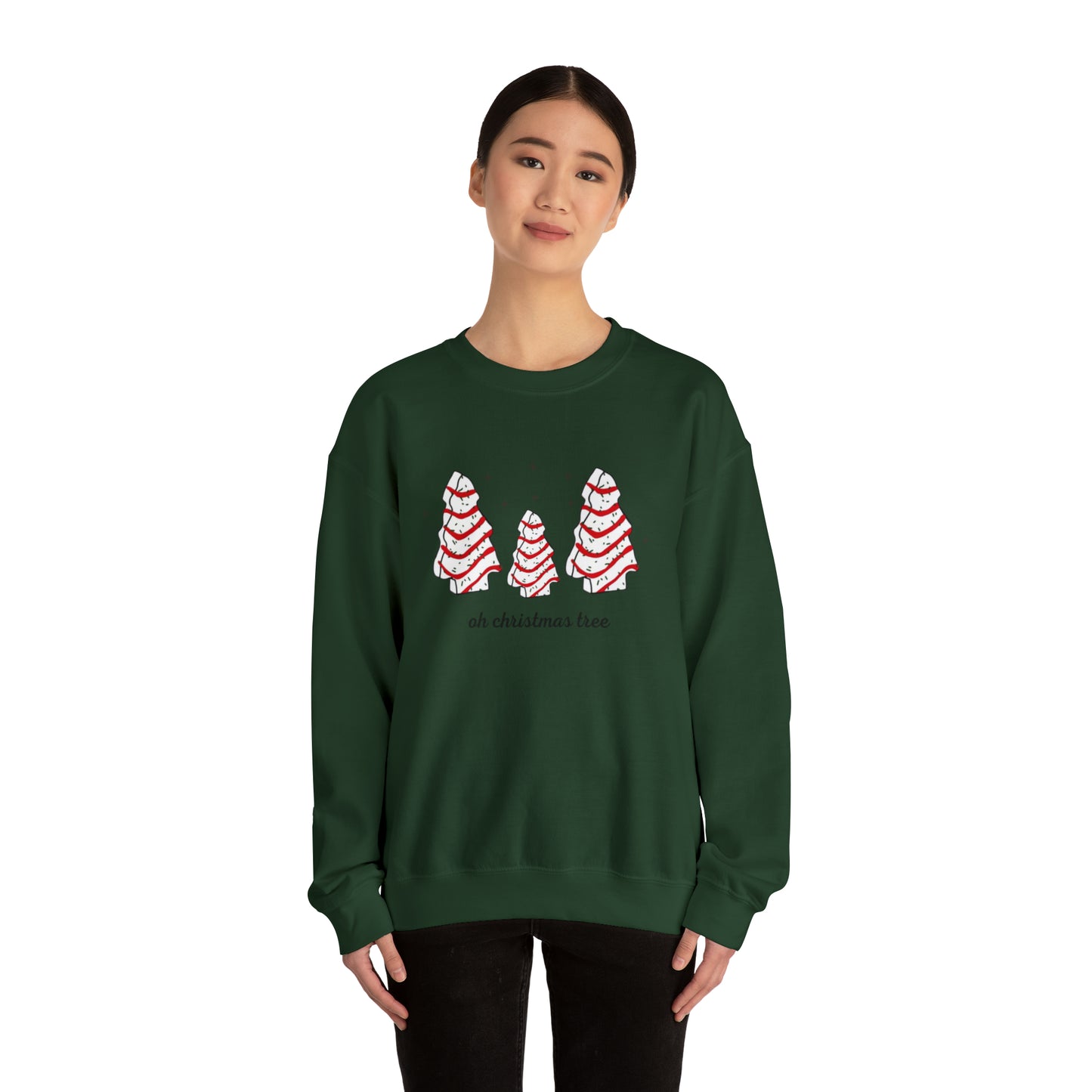 Oh Christmas Tree Unisex Heavy Blend Crewneck Sweatshirt