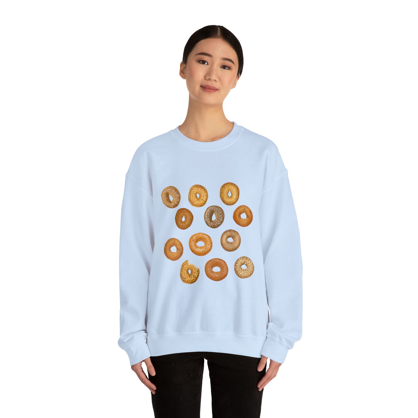 Bagels Unisex Heavy Blend Crewneck Sweatshirt
