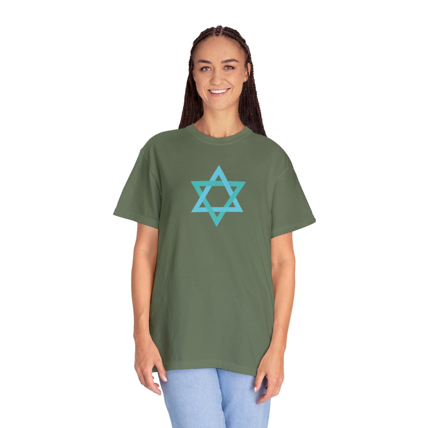 Jewish Star Unisex Garment-Dyed T-shirt