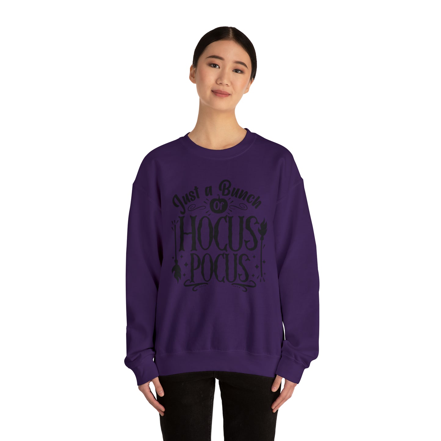 Just A Bunch Of Hocus Pocus Unisex Heavy Blend Crewneck Sweatshirt