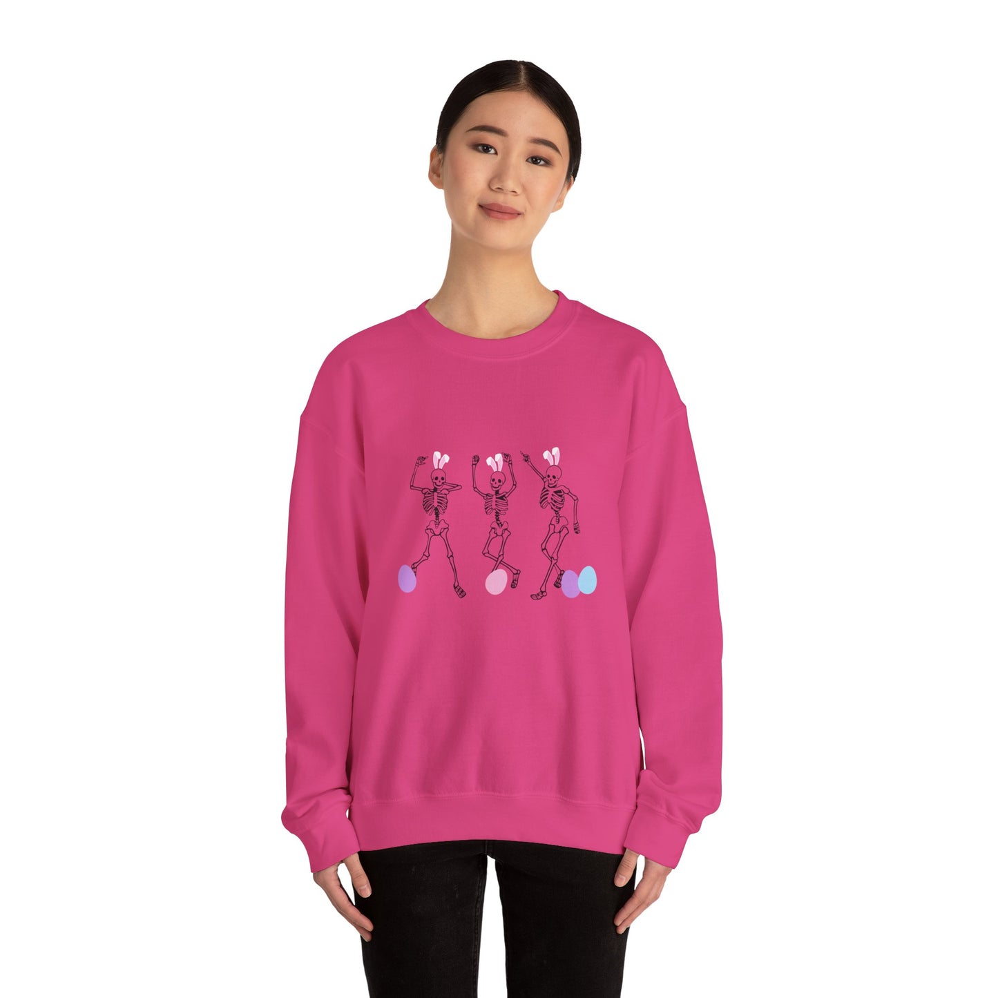 Skeleton Easter Unisex Crewneck Sweatshirt