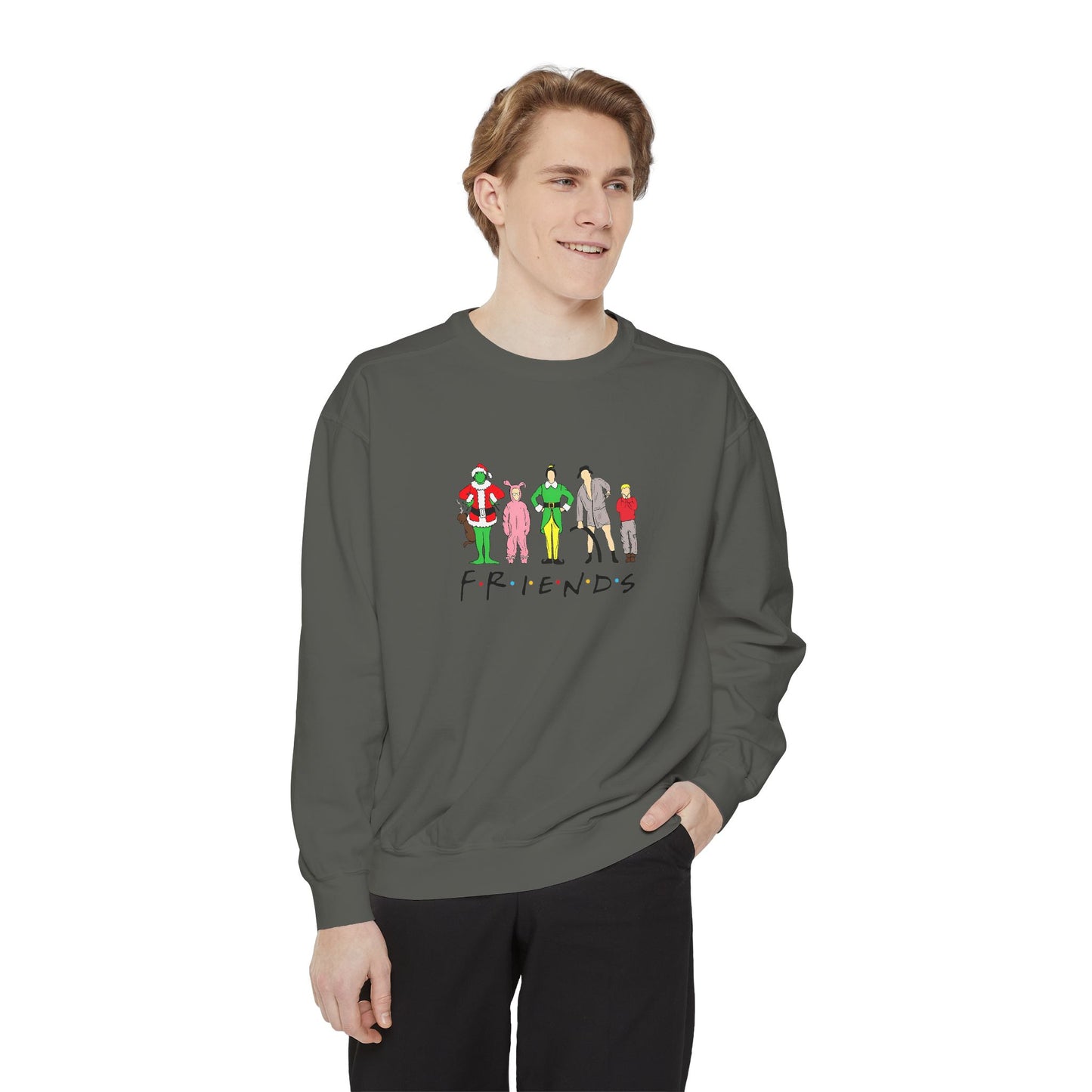 Friends comfort colors Unisex Garment-Dyed Sweatshirt