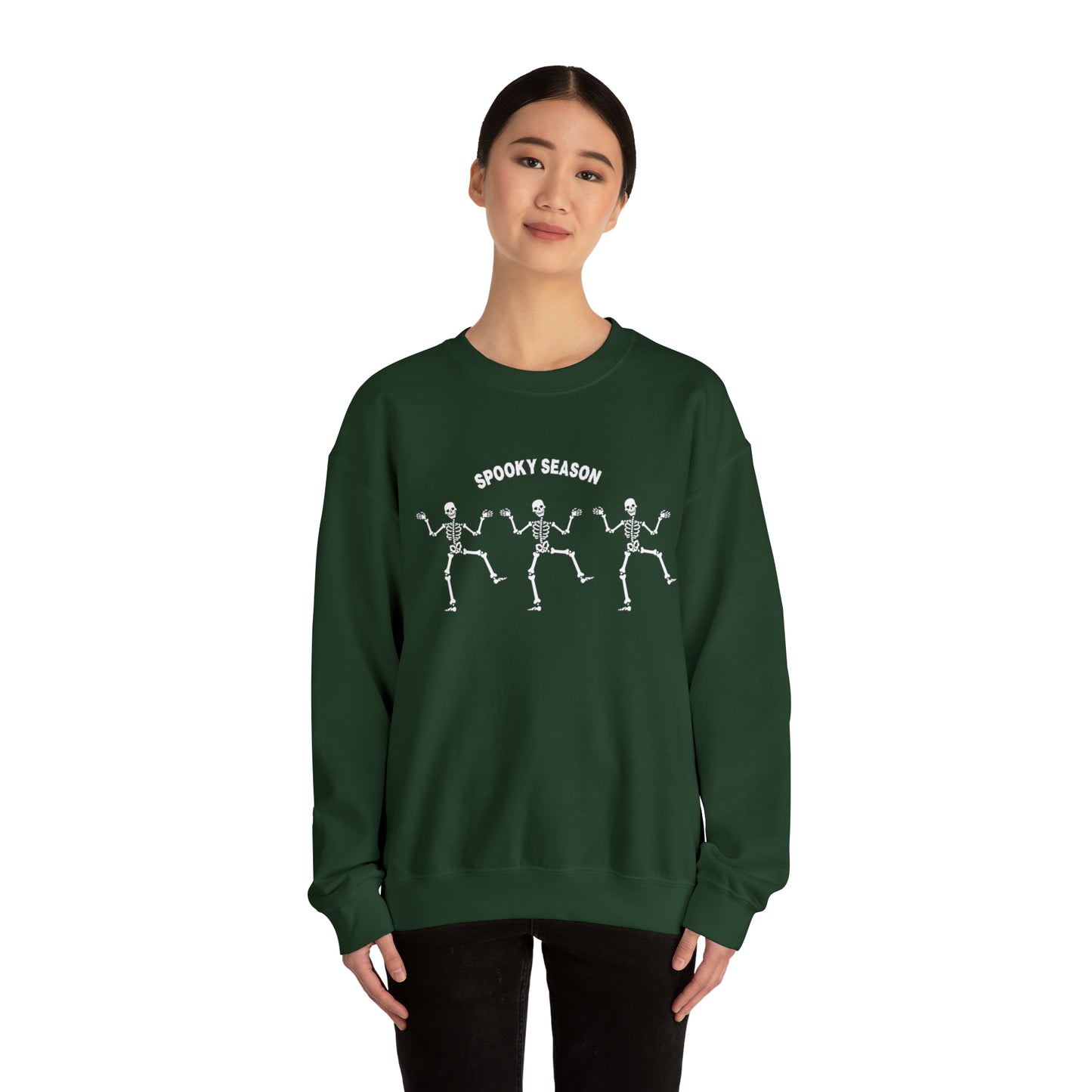 Spooky Season Skeletons Unisex Heavy Blend Crewneck Sweatshirt