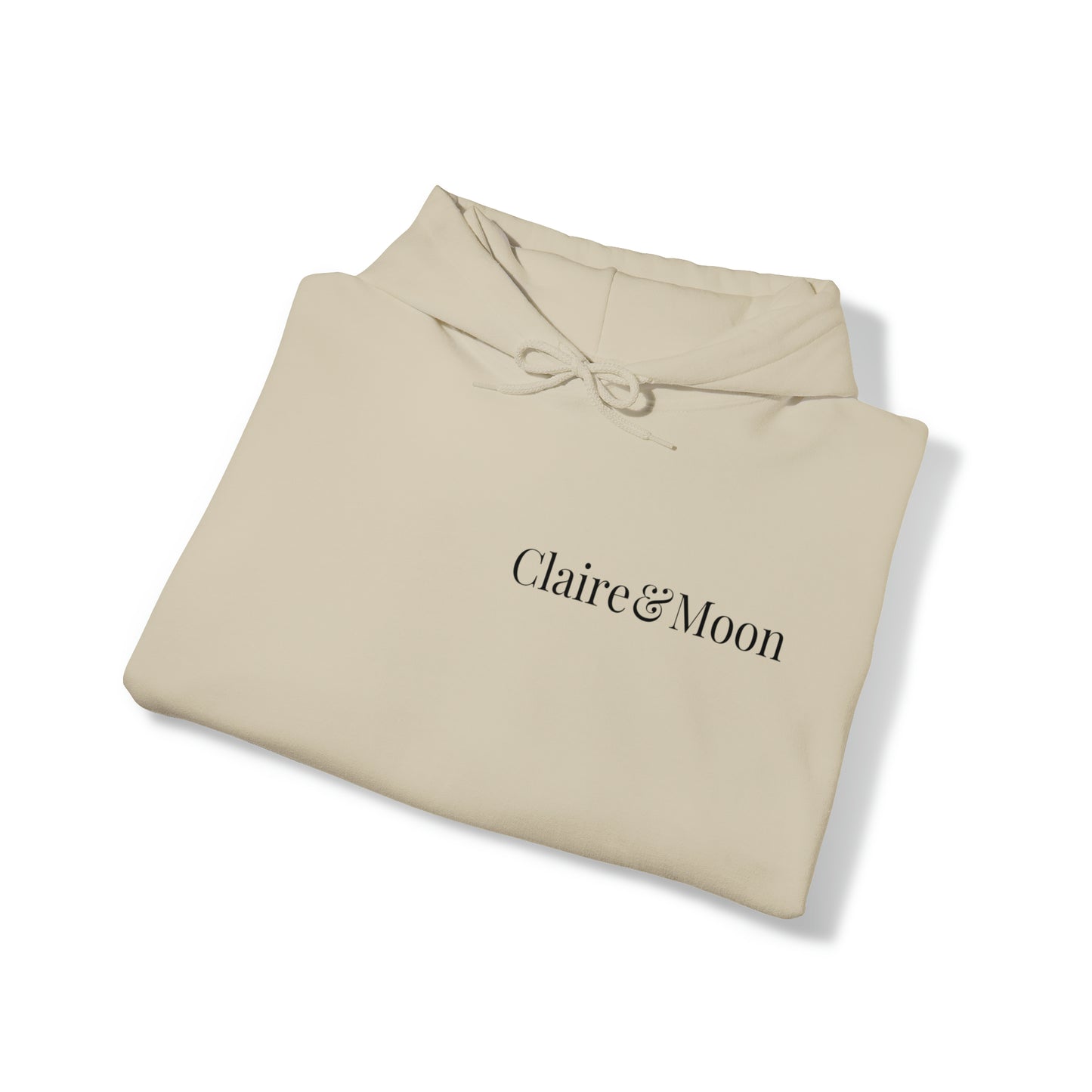 Claireandmoon Black Logo Unisex Heavy Blend™ Hooded Sweatshirt