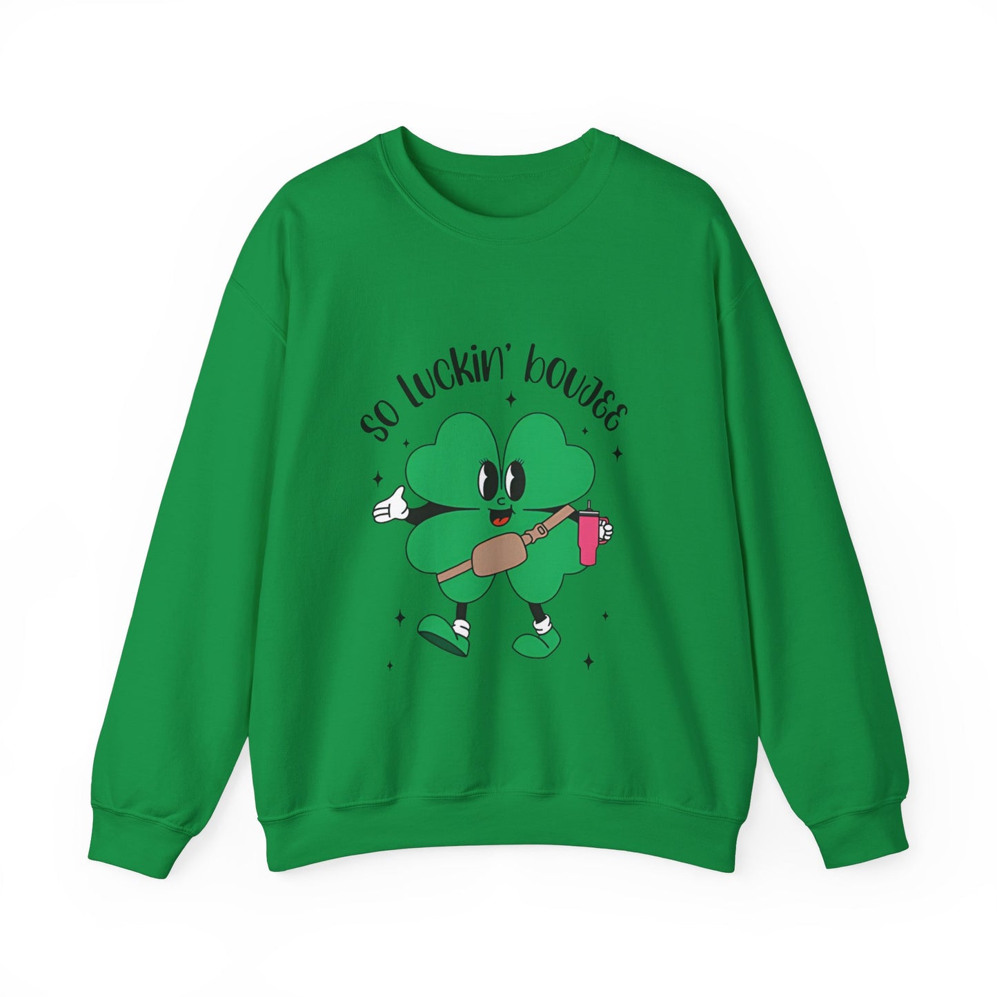 So luckin boujee  Unisex  Crewneck Sweatshirt