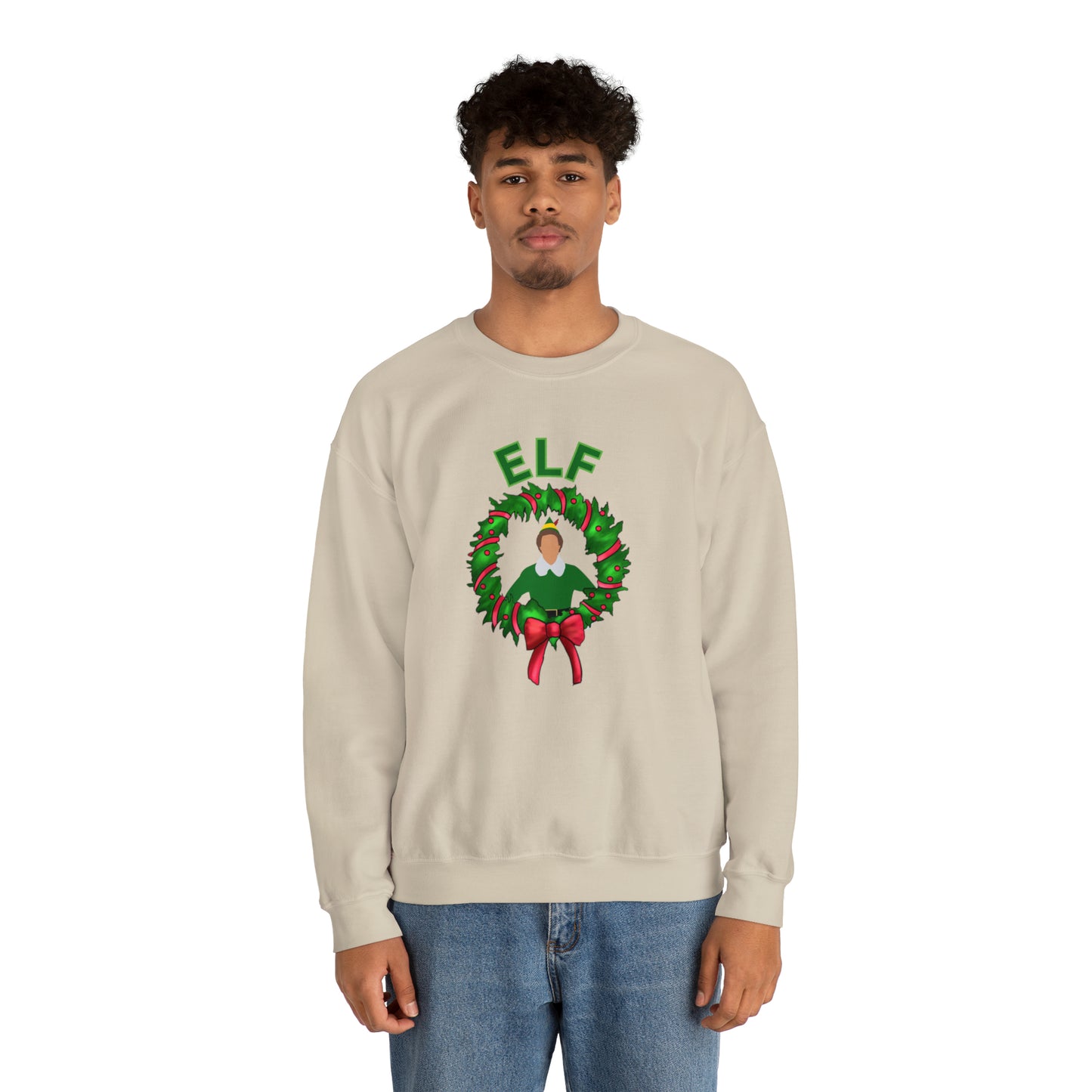 Buddy Elf Christmas Unisex Heavy Blend Crewneck Sweatshirt