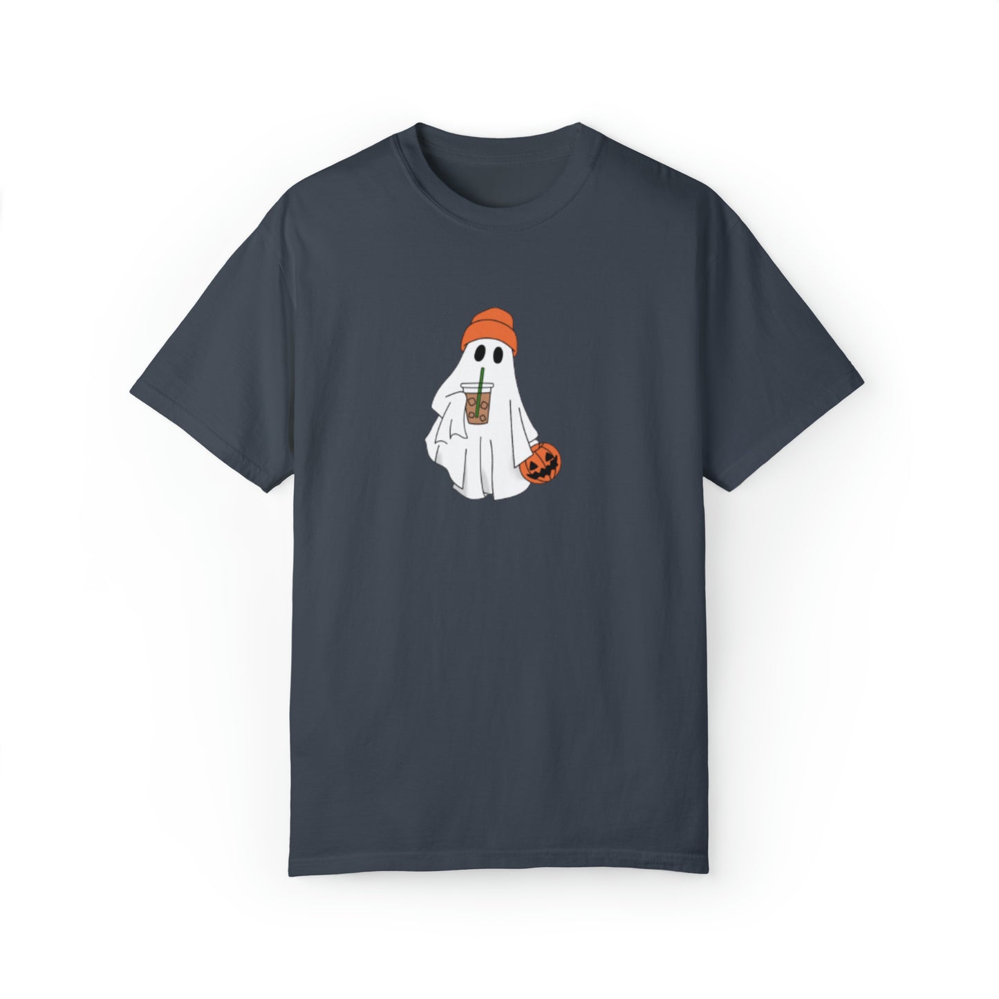 Ghost Iced Coffee Unisex Garment-Dyed T-shirt