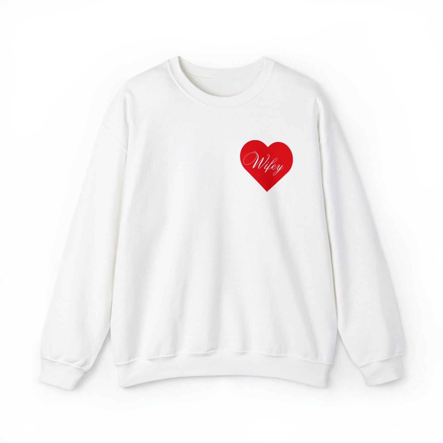 Wifey Heart Unisex Heavy Blend™ Crewneck Sweatshirt