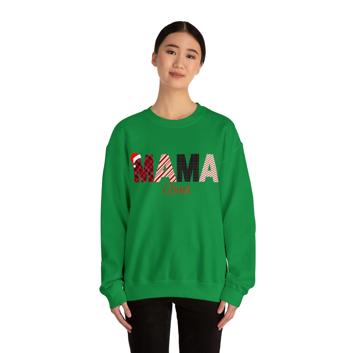 Mama Claus Unisex Heavy Blend Crewneck Sweatshirt
