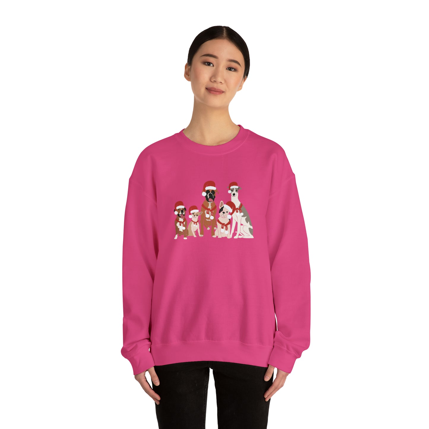 Santa Doggies Unisex Crewneck Sweatshirt