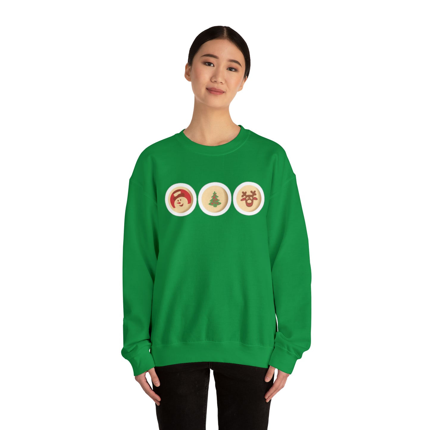 Christmas Sugar Cookie Unisex Heavy Blend Crewneck Sweatshirt