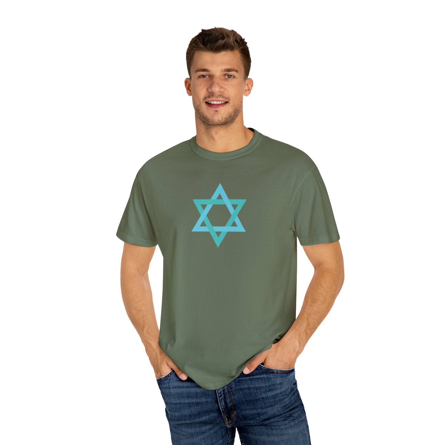 Jewish Star Unisex Garment-Dyed T-shirt