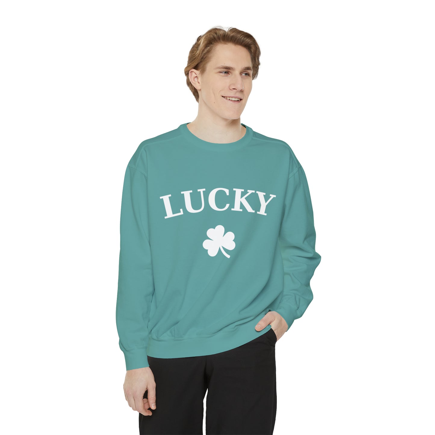 Lucky Comfort Colors Unisex Sweatshirt