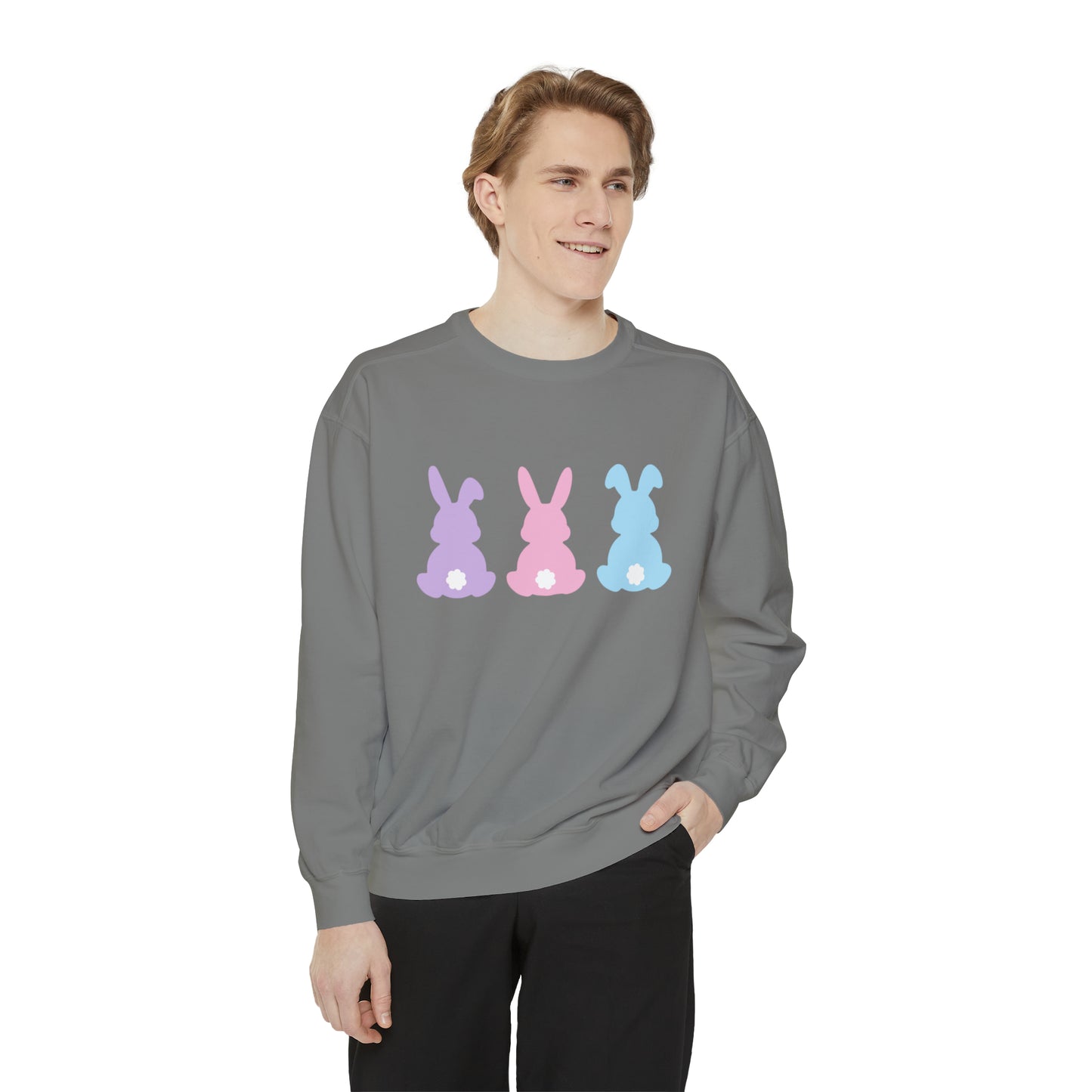 Bunny Pastel Comfort Colors Unisex Sweatshirt