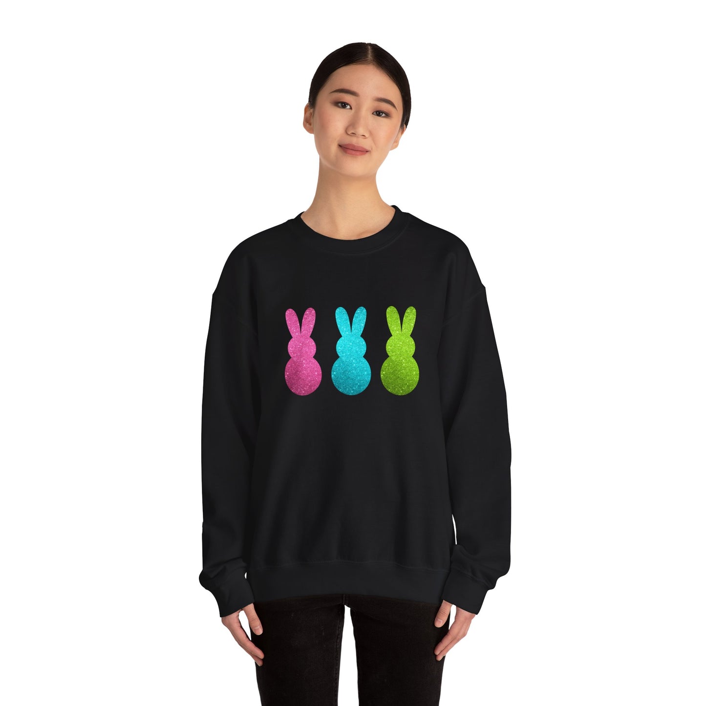 Sparkle Bunnies Unisex Crewneck Sweatshirt