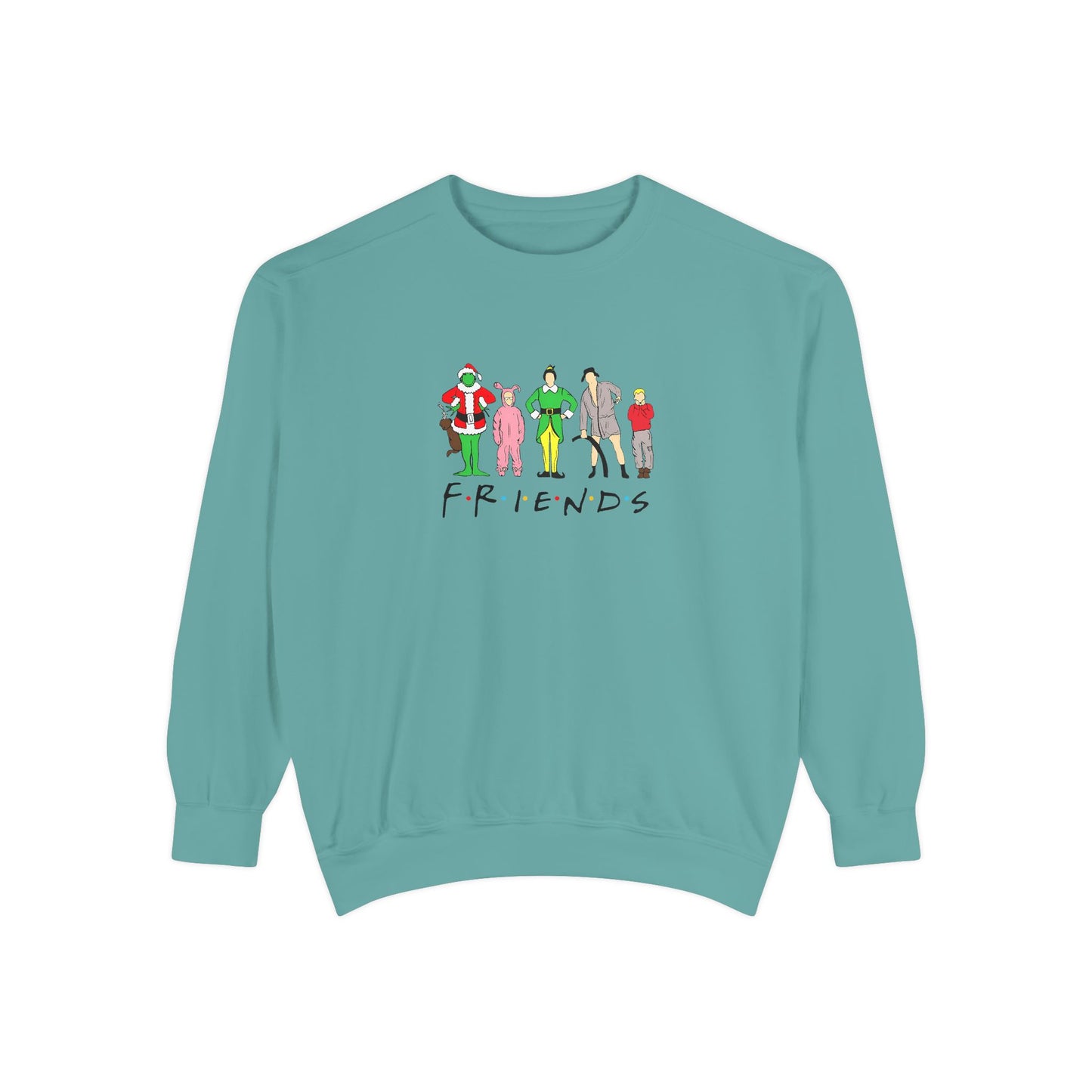 Friends comfort colors Unisex Garment-Dyed Sweatshirt