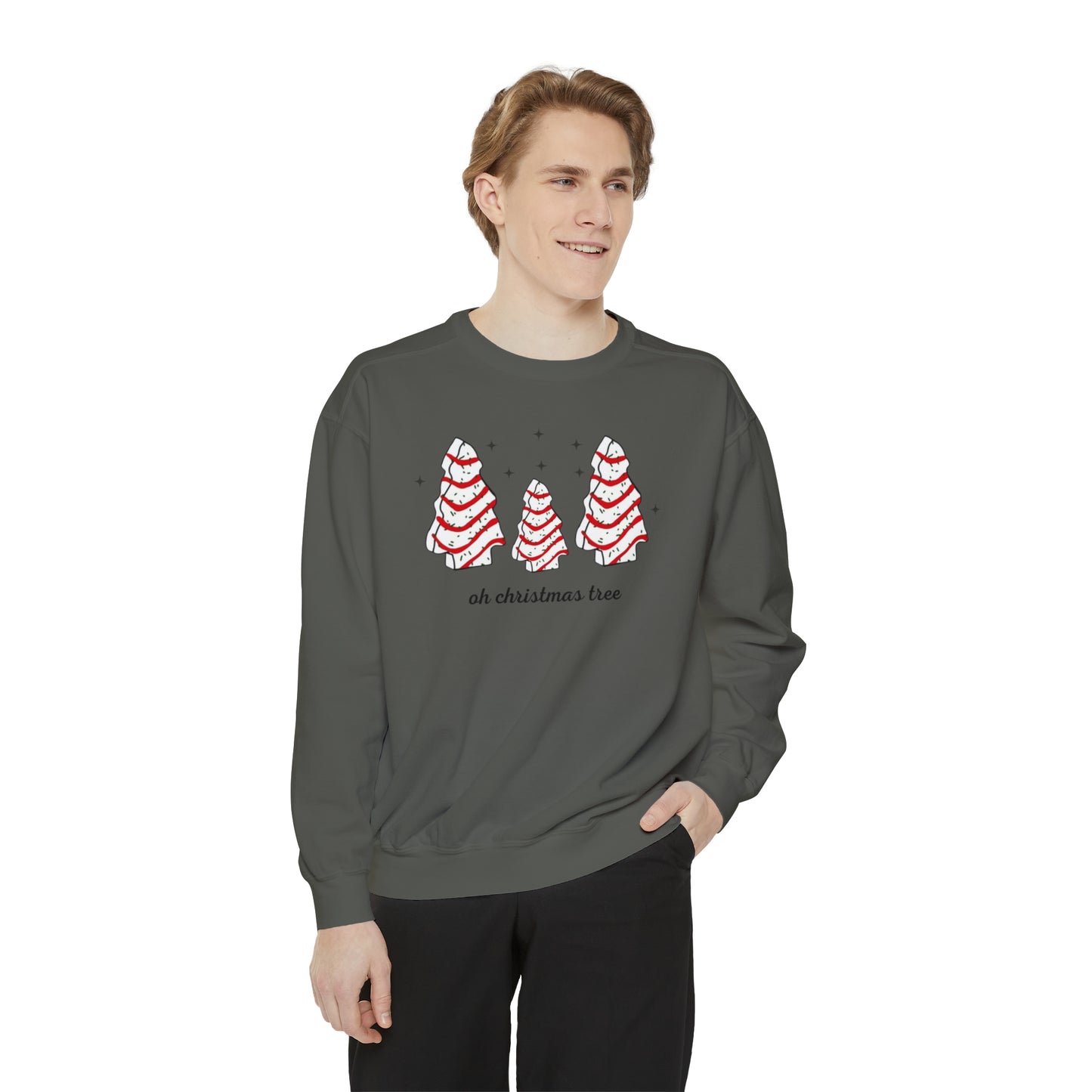 Oh Christmas Tree Unisex Garment-Dyed Sweatshirt