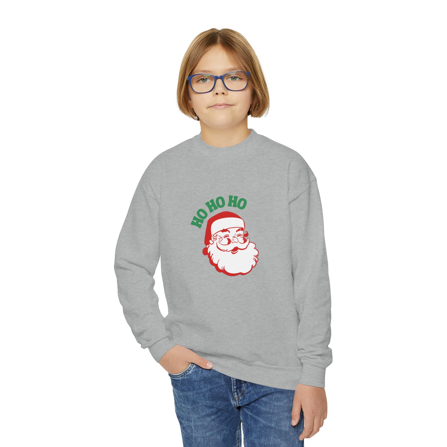 Santa Youth Crewneck Sweatshirt