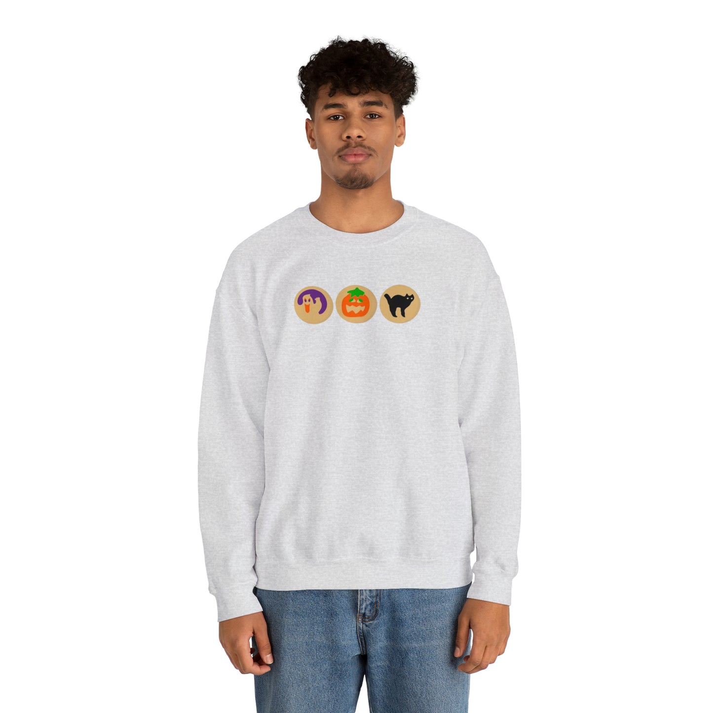 Halloween sugar cookie Unisex Heavy Blend Crewneck Sweatshirt