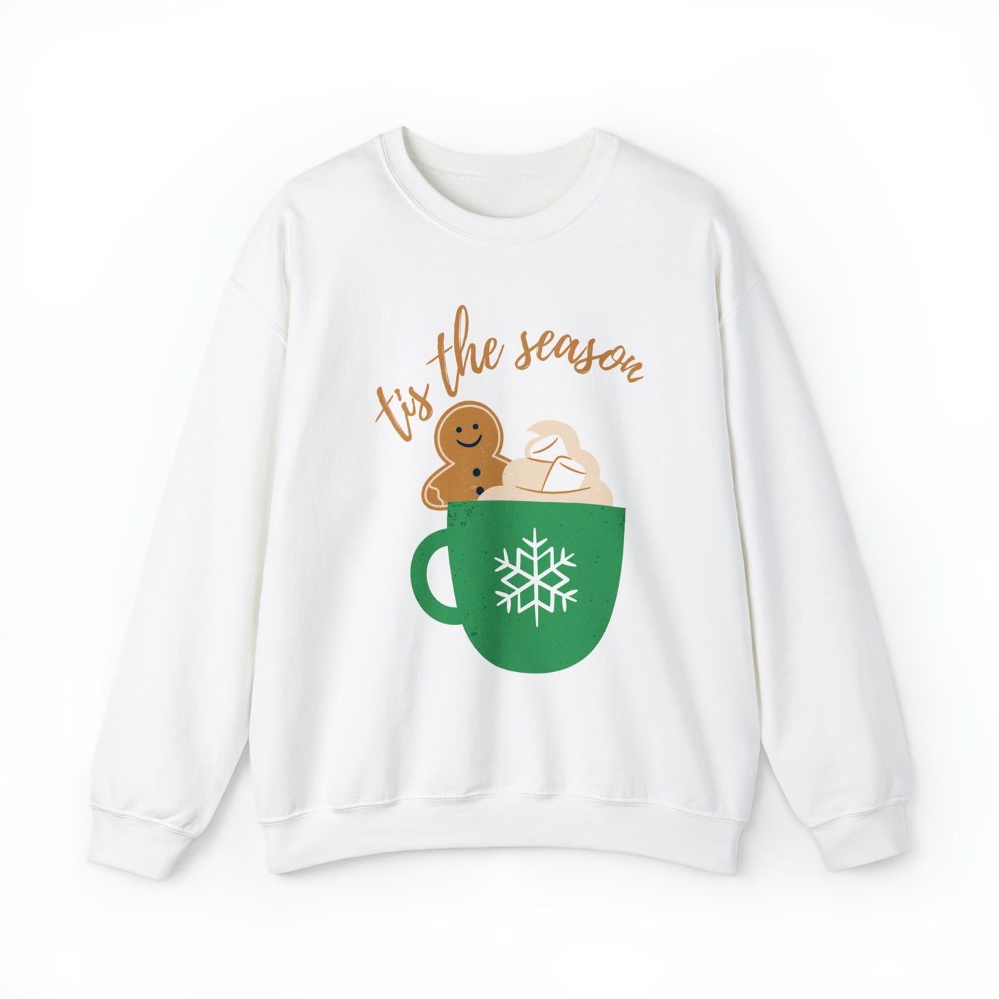 Tis The Season Latte Unisex Heavy Blend Crewneck Sweatshirt