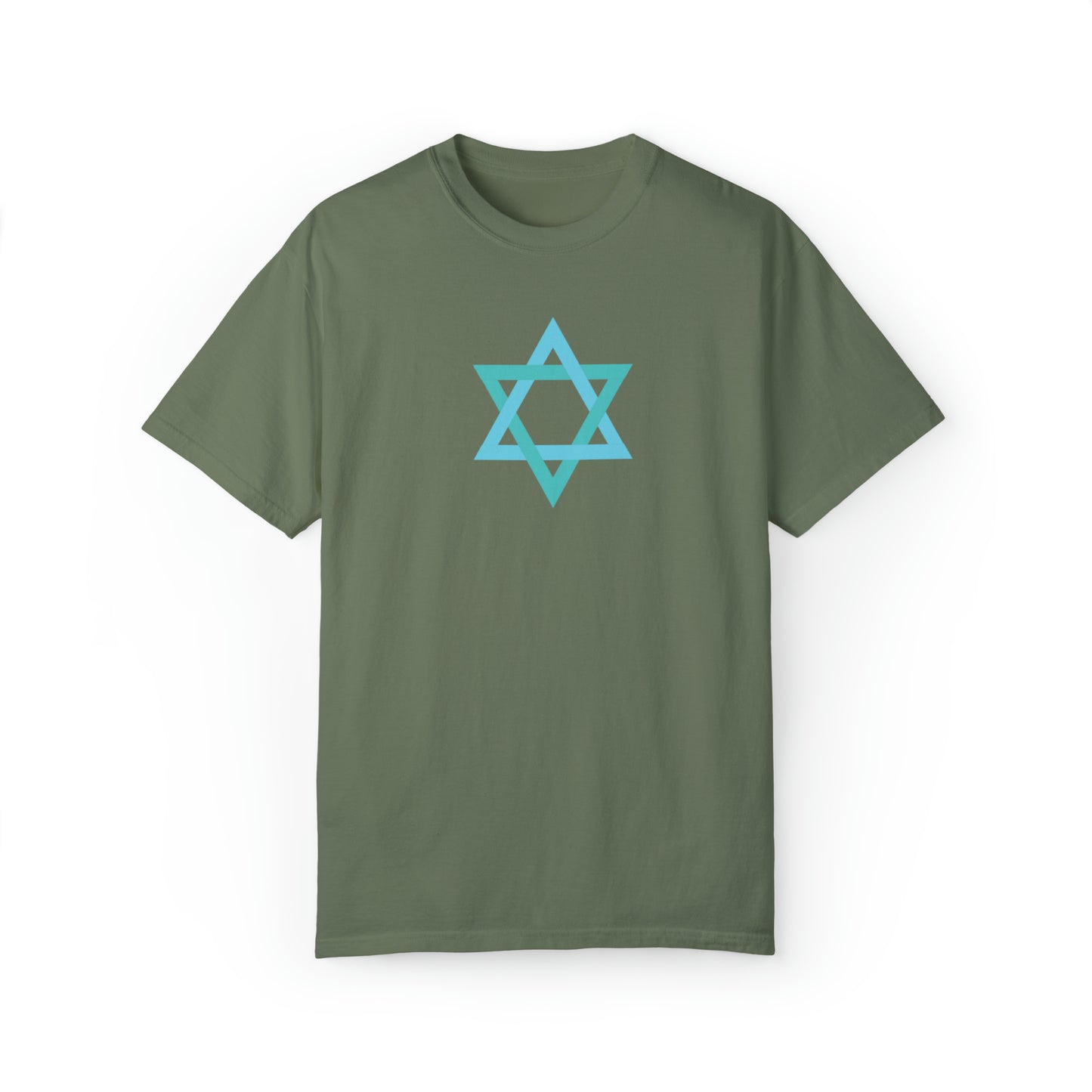 Jewish Star Unisex Garment-Dyed T-shirt