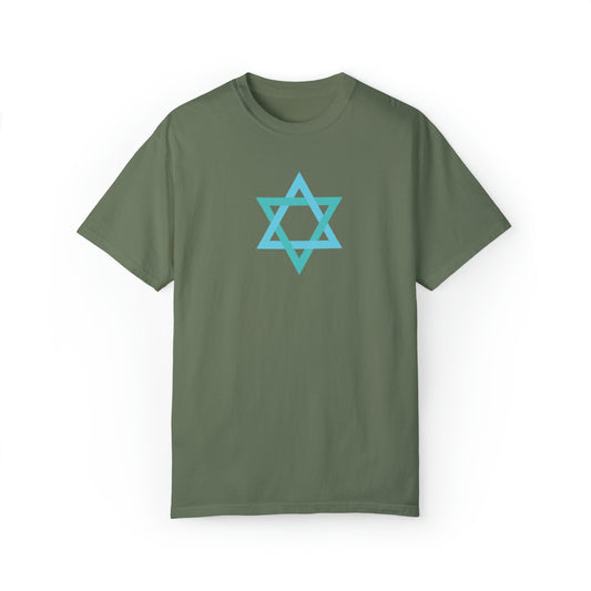 Jewish Star Unisex Garment-Dyed T-shirt