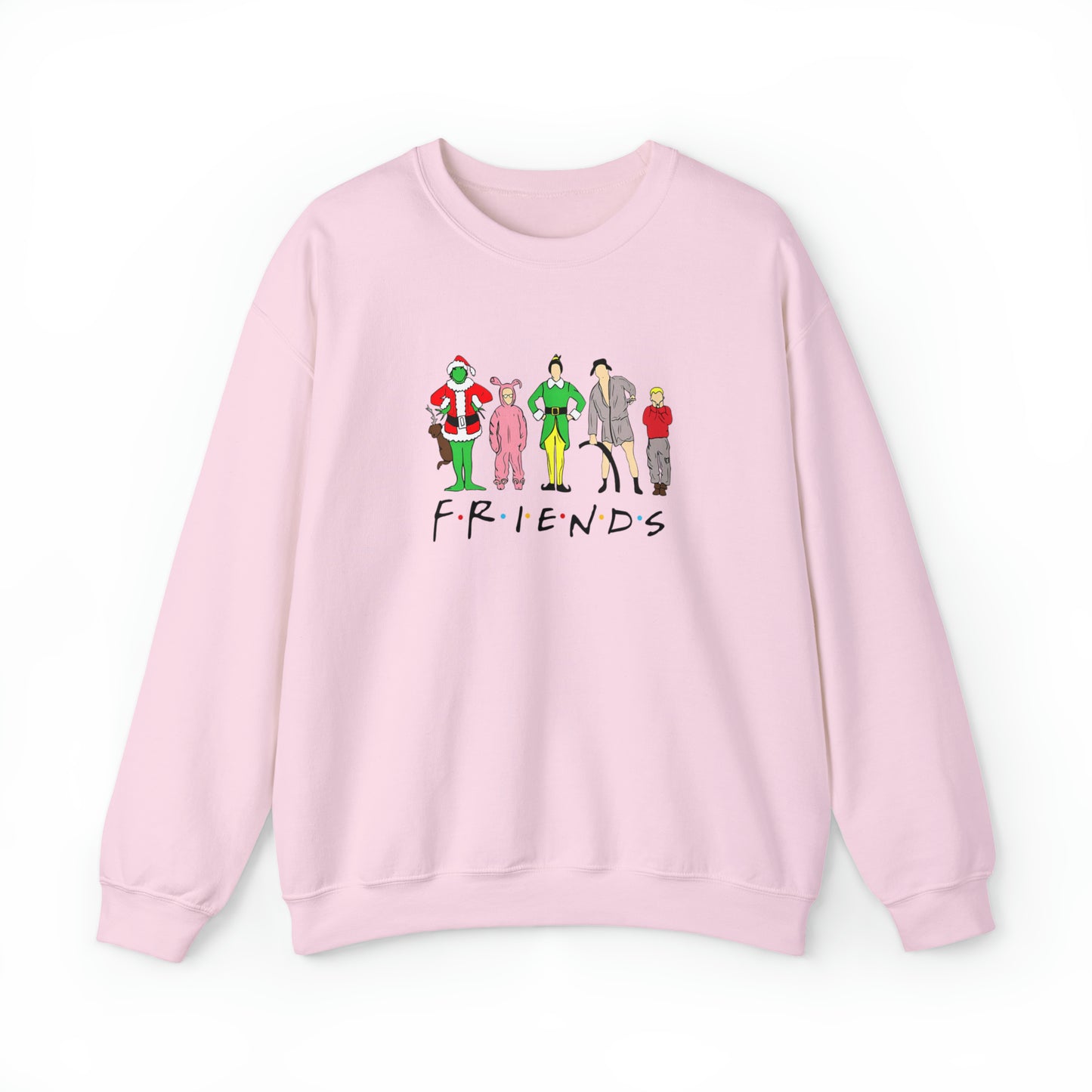 Friends Christmas Unisex Heavy Blend Crewneck Sweatshirt