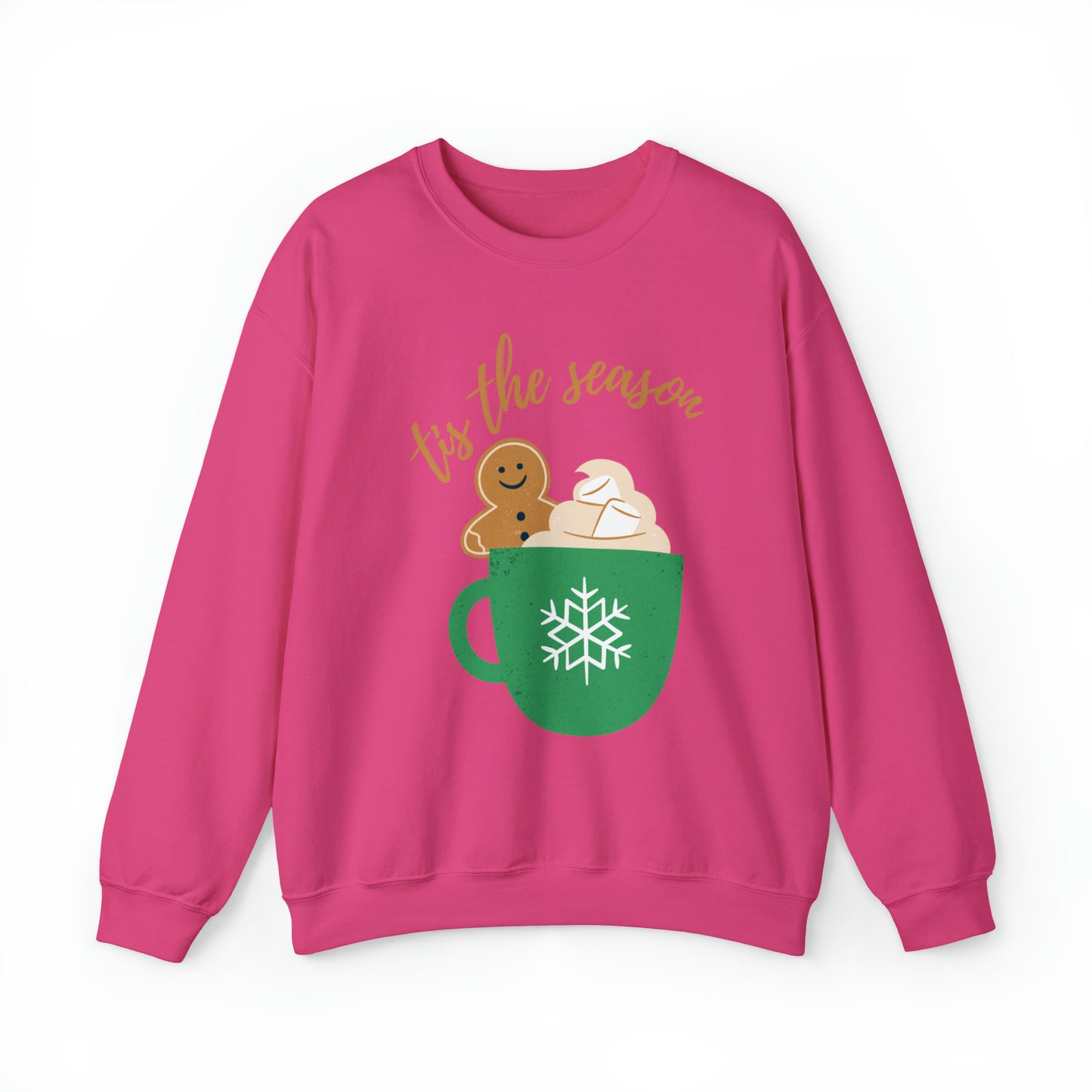 Tis The Season Latte Unisex Heavy Blend Crewneck Sweatshirt