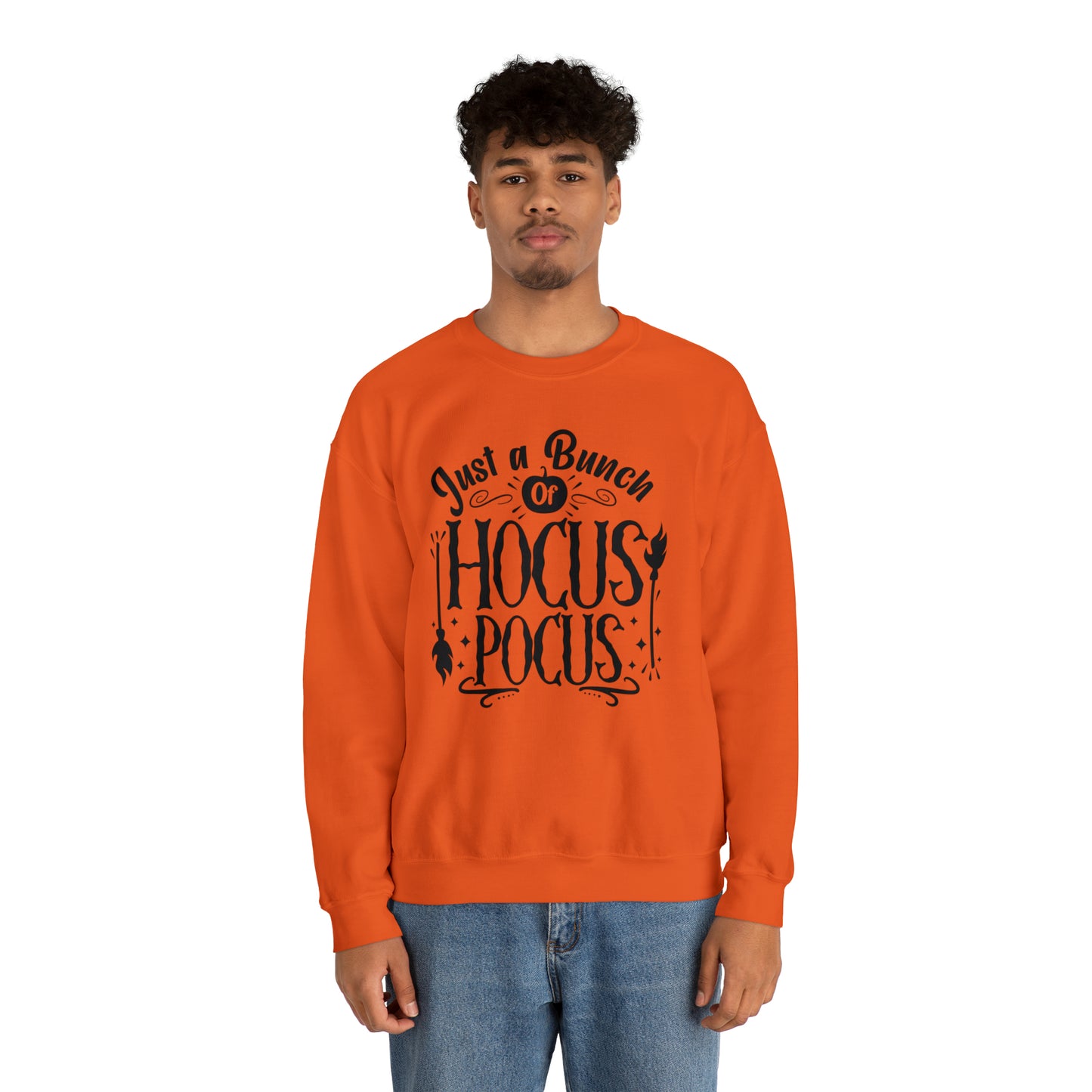 Just A Bunch Of Hocus Pocus Unisex Heavy Blend Crewneck Sweatshirt