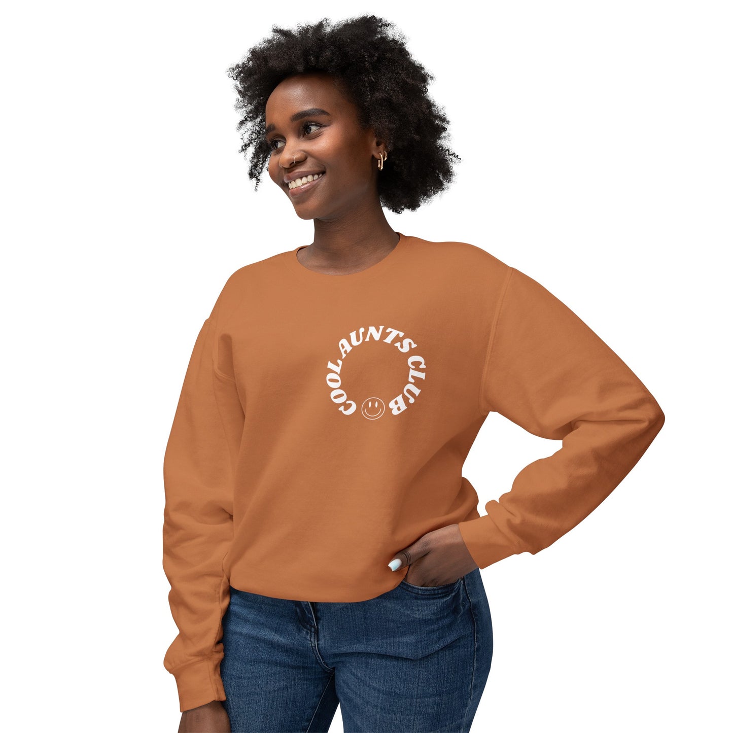 Comfort colors Cool Aunts Club Unisex Lightweight Crewneck Sweatshirt