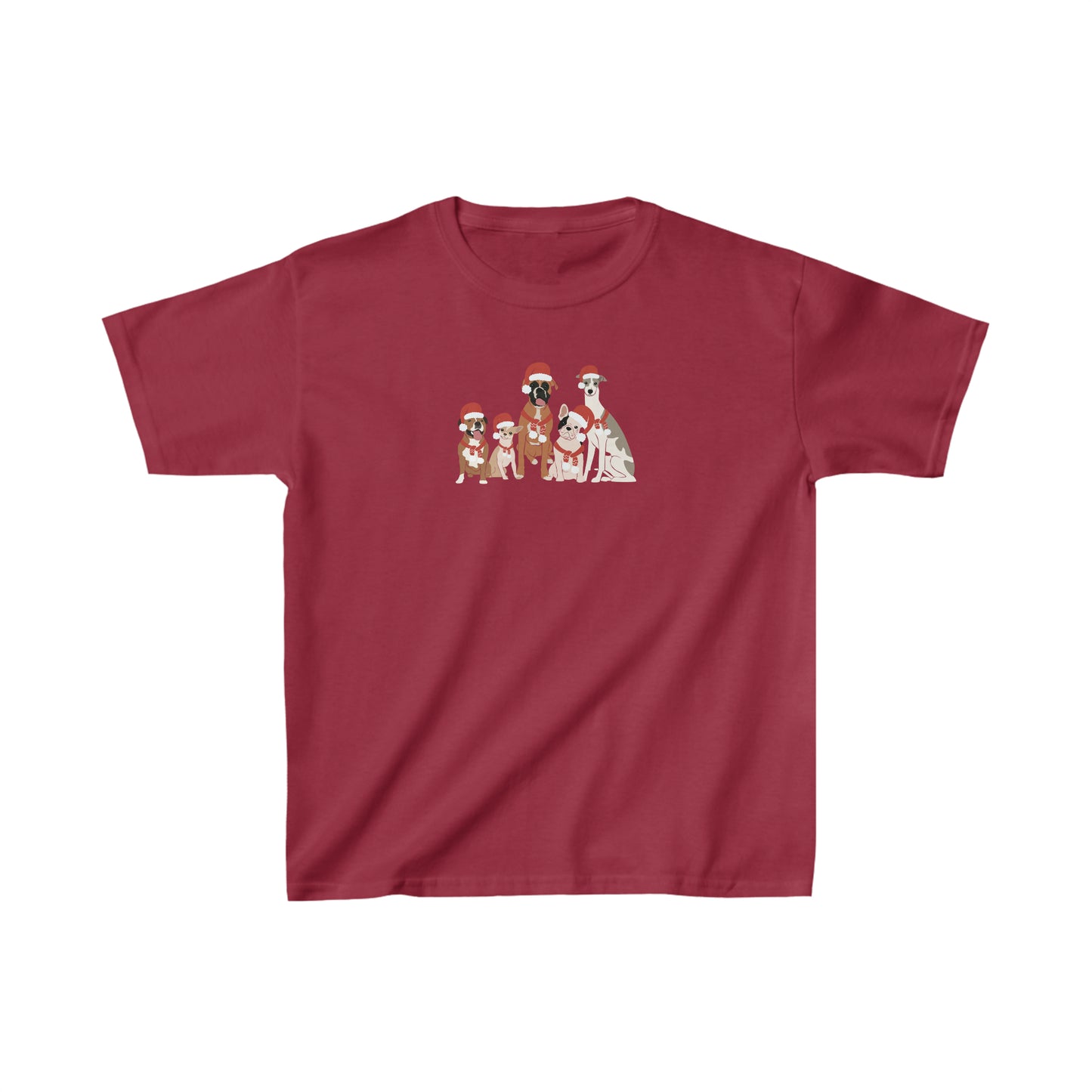 Santa Dogs Kids Heavy Cotton Tee