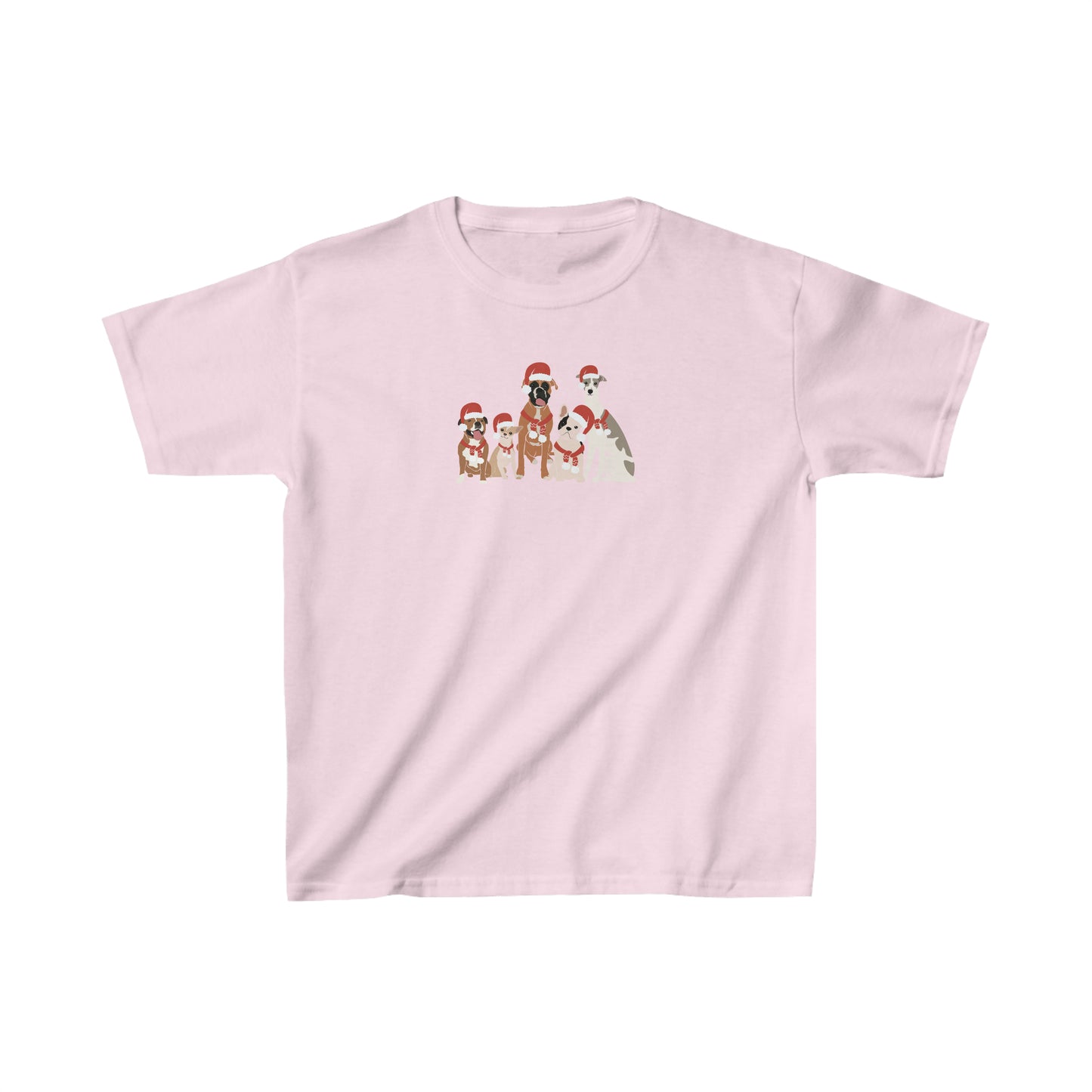 Santa Dogs Kids Heavy Cotton Tee