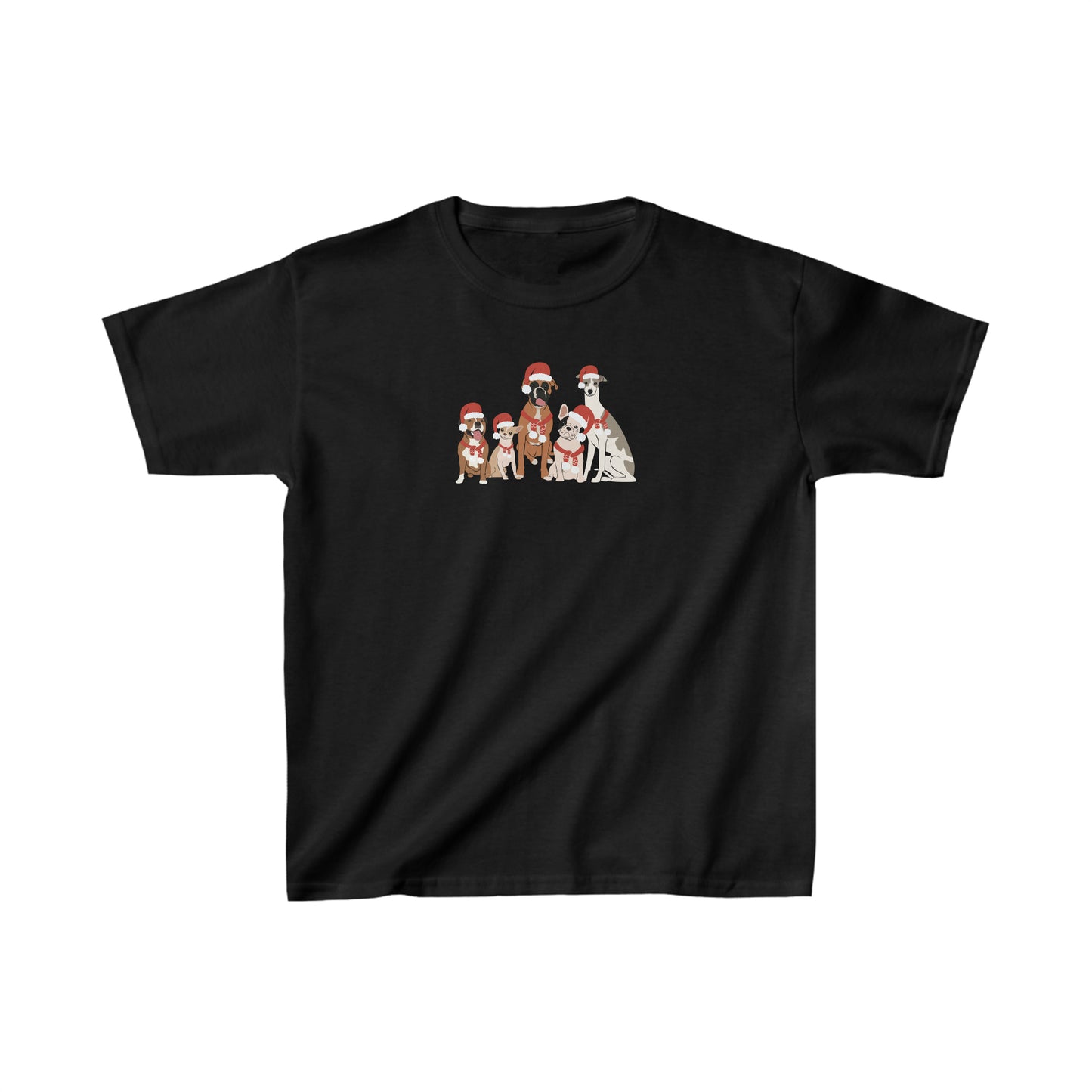 Santa Dogs Kids Heavy Cotton Tee