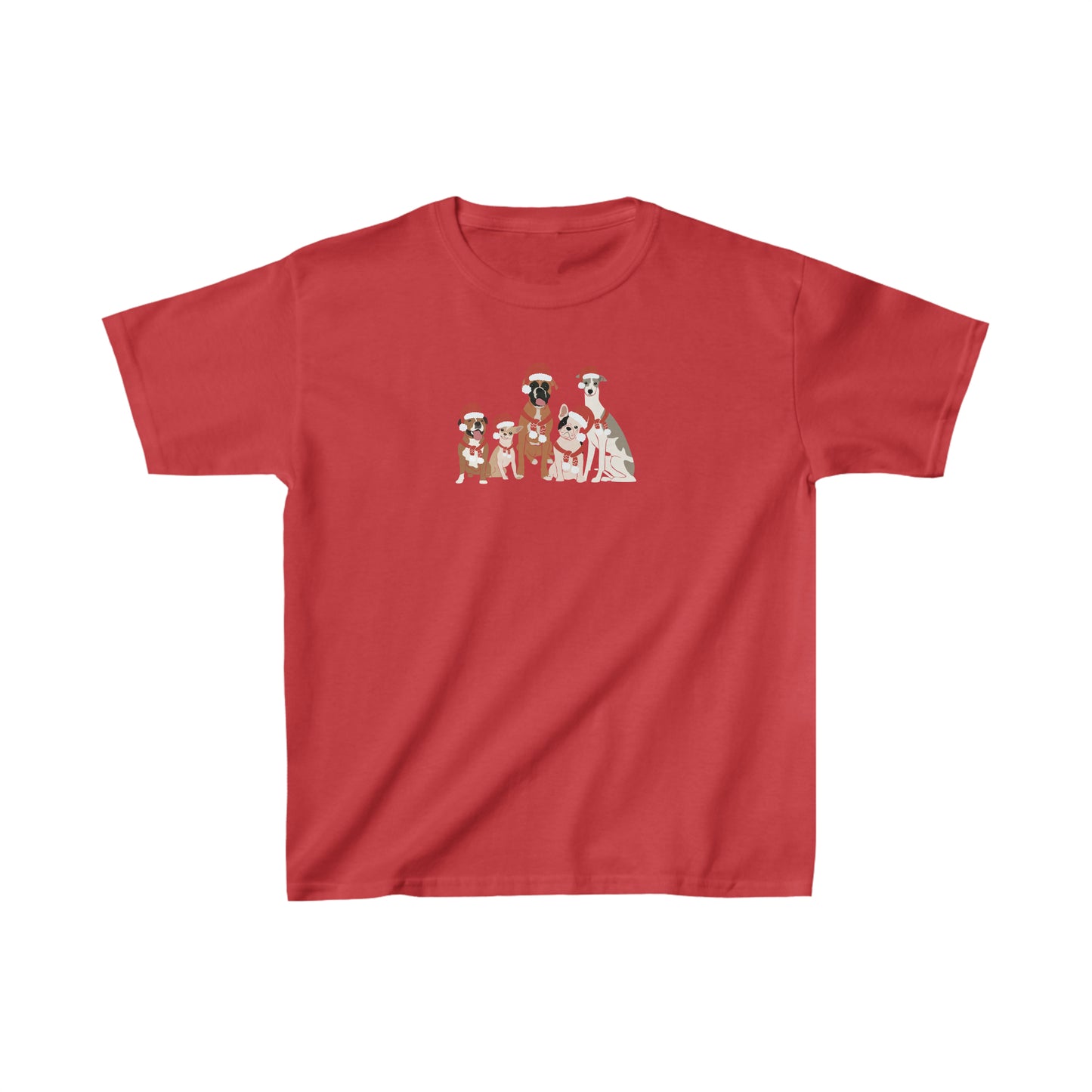 Santa Dogs Kids Heavy Cotton Tee