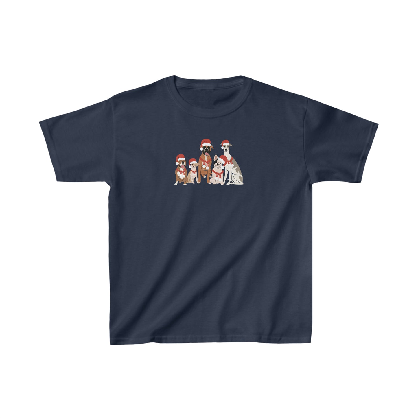 Santa Dogs Kids Heavy Cotton Tee