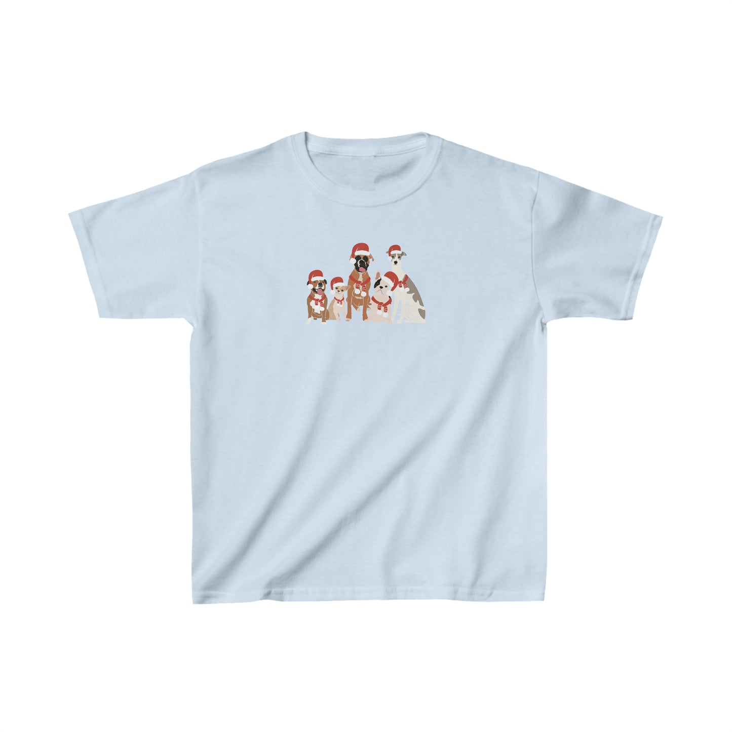 Santa Dogs Kids Heavy Cotton Tee