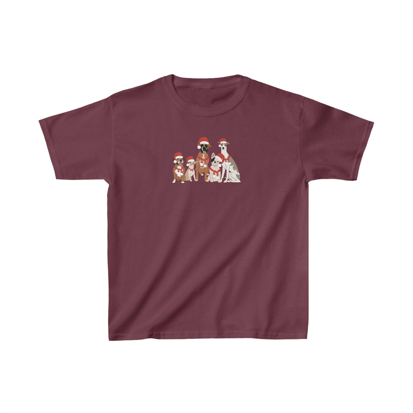 Santa Dogs Kids Heavy Cotton Tee