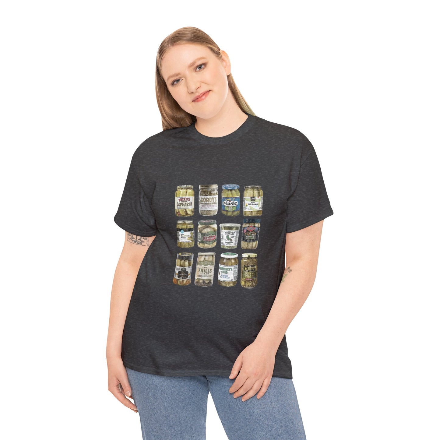Pickle Jars Unisex Heavy  Cotton Tee