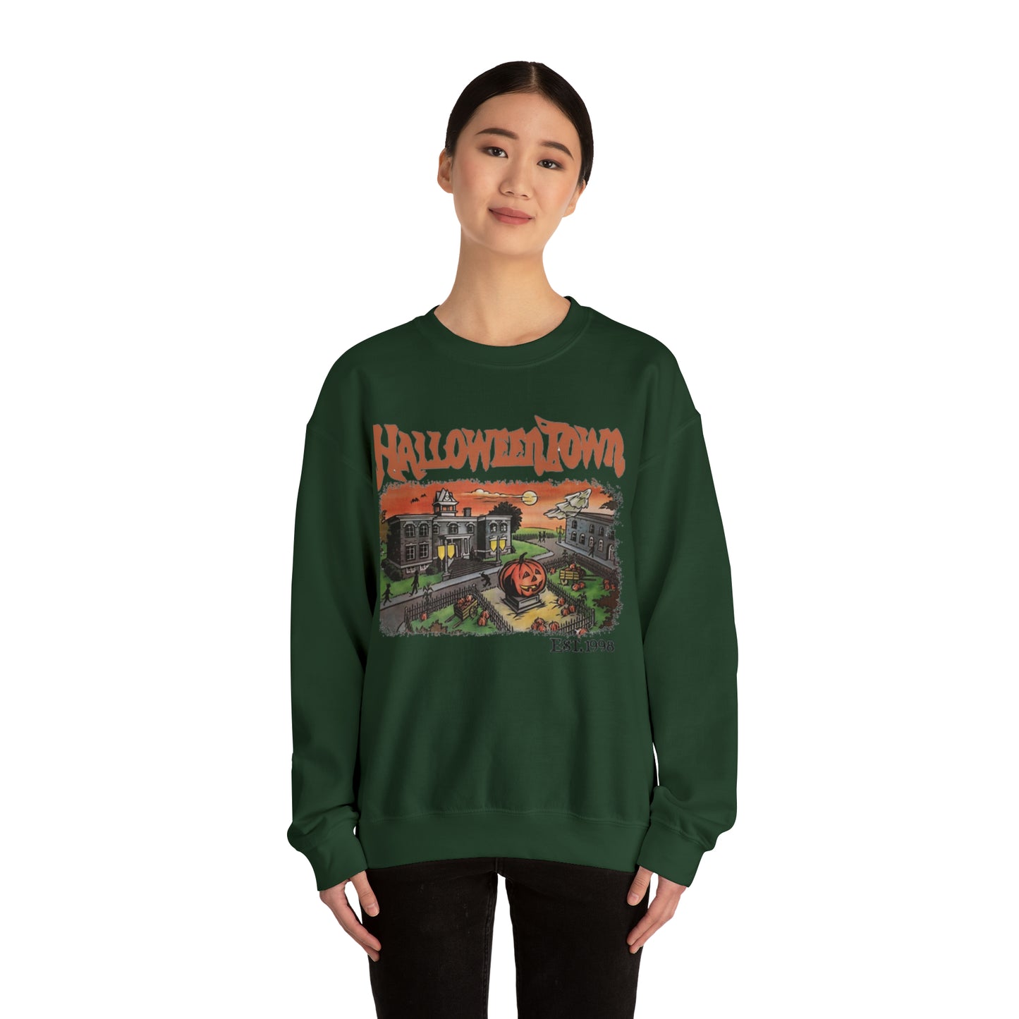 HalloweenTown Unisex Heavy Blend Crewneck Sweatshirt