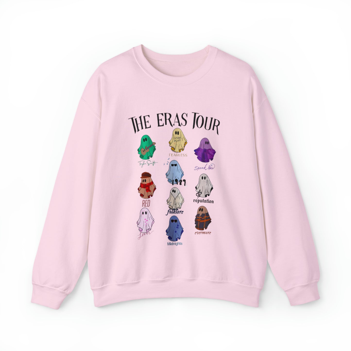 Taylor Swift Ghost Eras Tour Unisex Heavy Blend  Crewneck Sweatshirt
