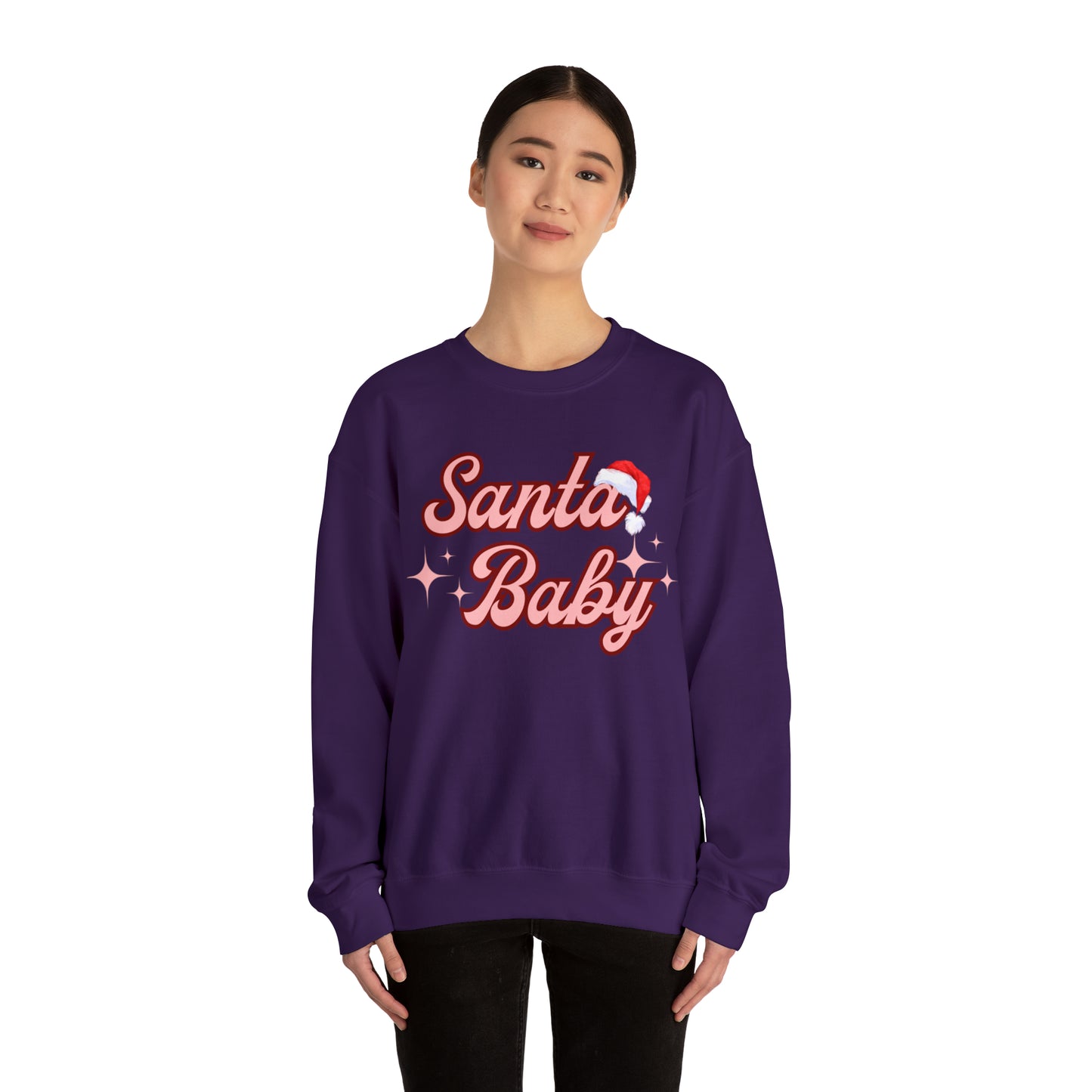 Santa Baby Unisex Heavy Blend Crewneck Sweatshirt