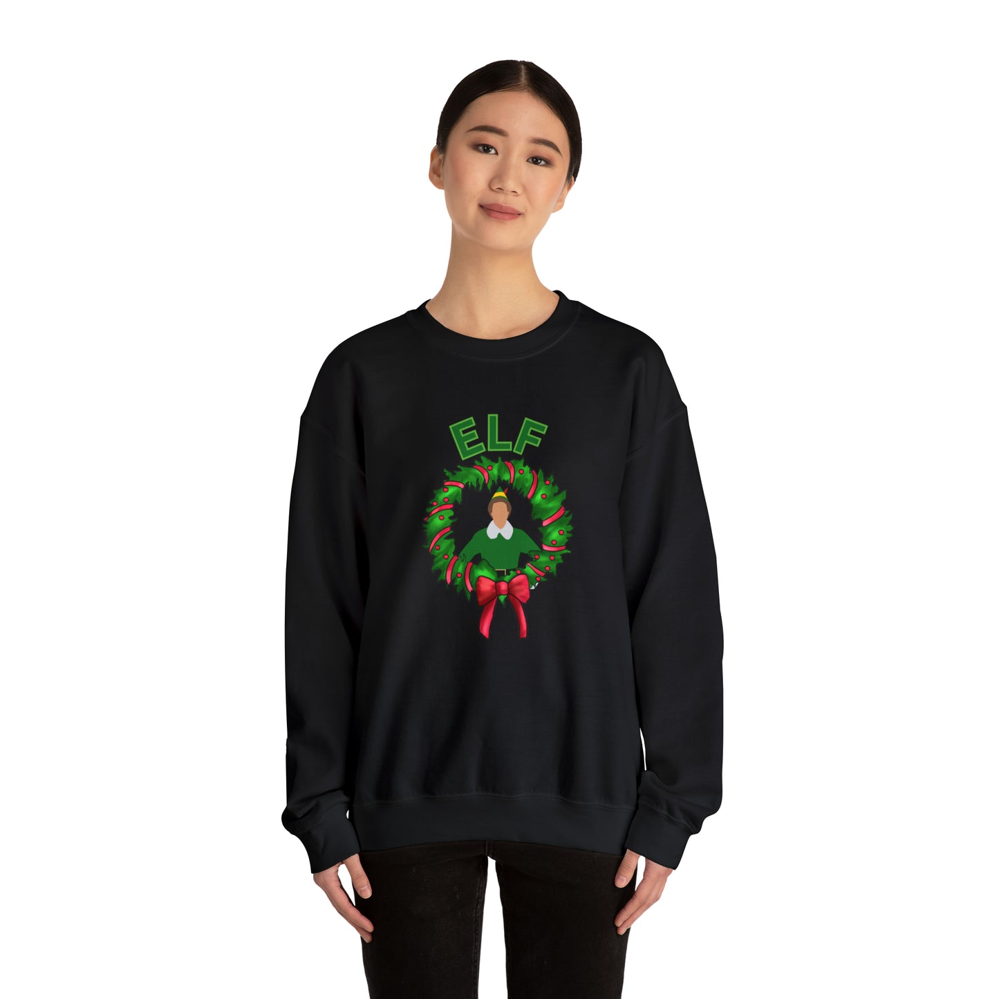 Buddy Elf Christmas Unisex Heavy Blend Crewneck Sweatshirt