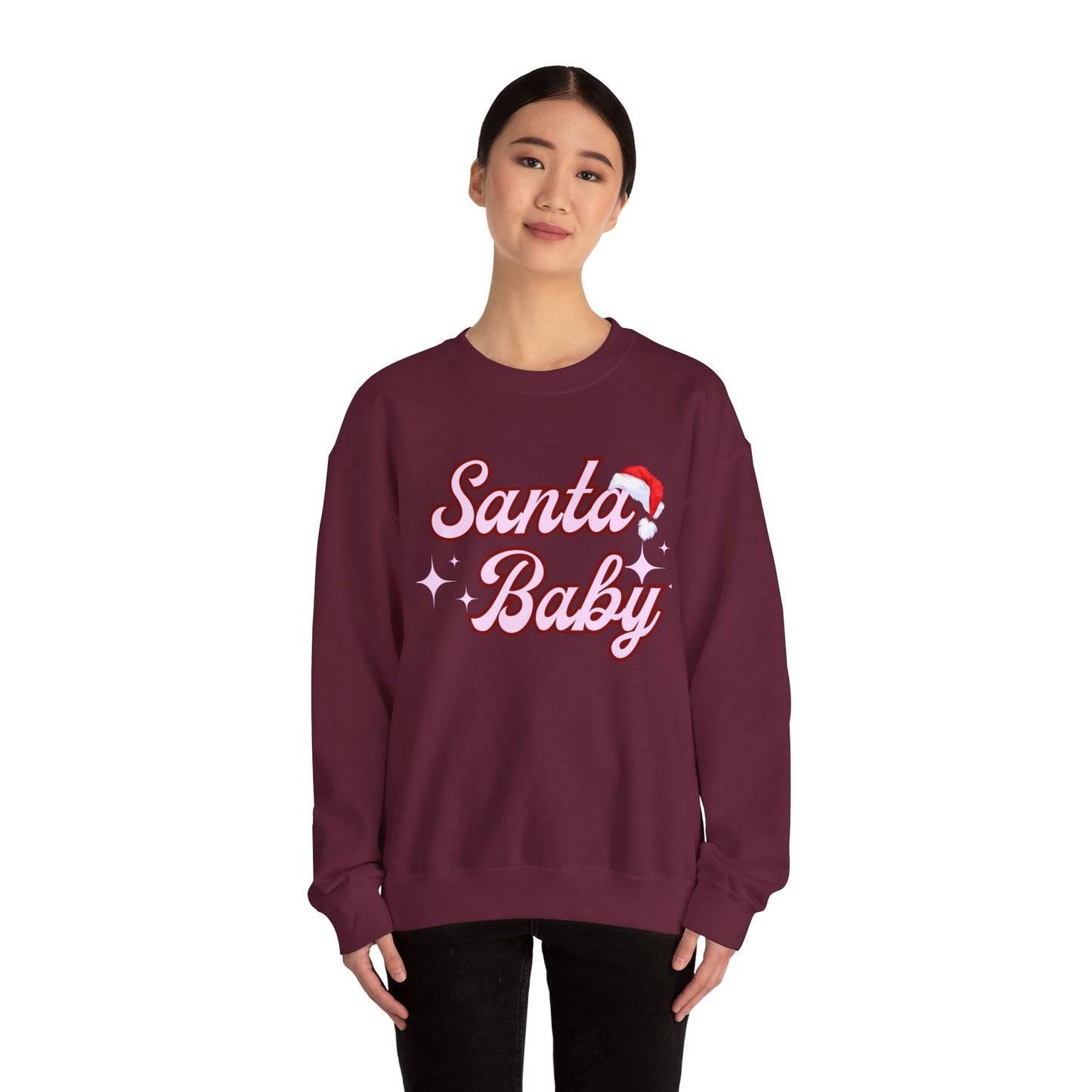 Santa Baby Unisex Heavy Blend Crewneck Sweatshirt